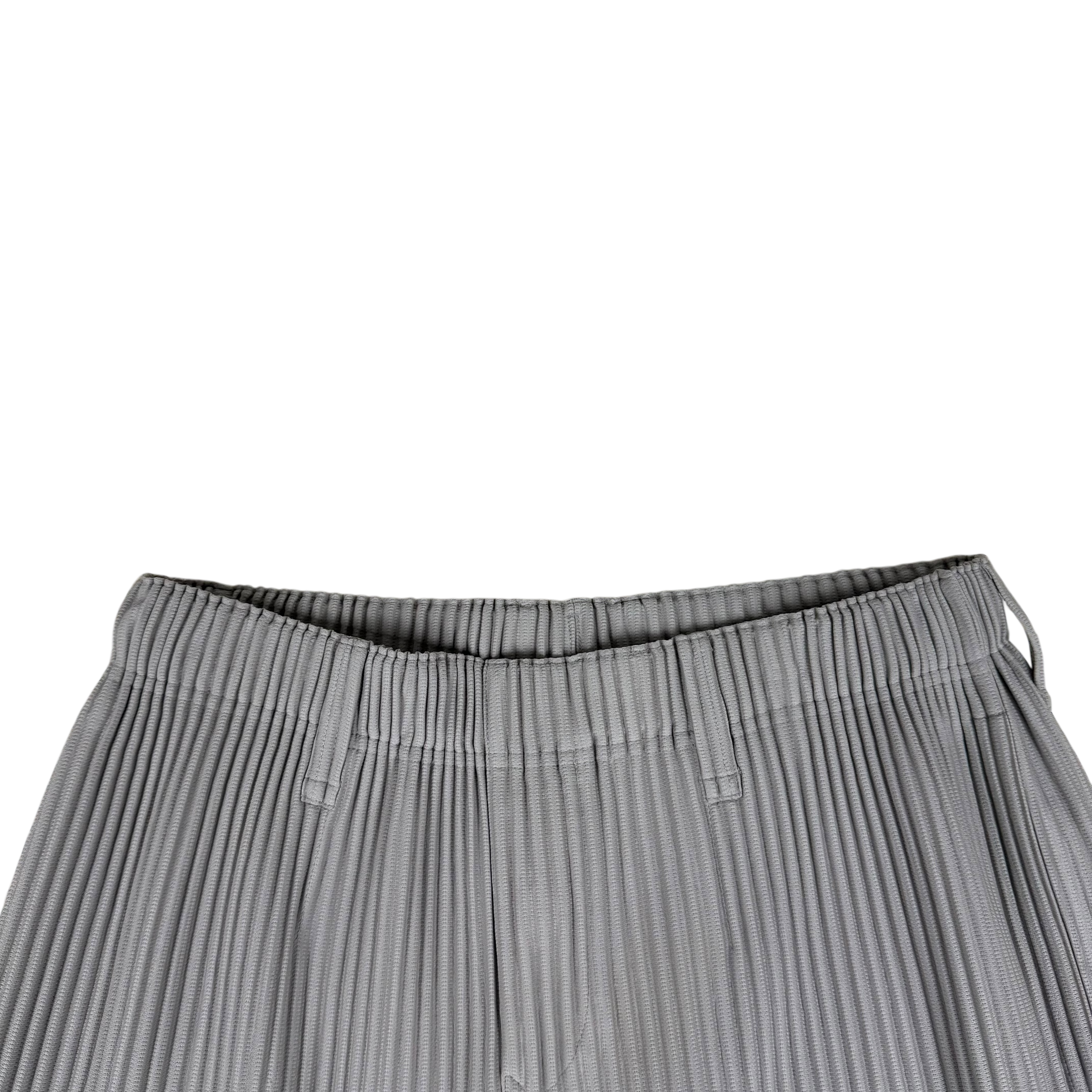 Issey Miyake Homme Plissé Pleated Trousers Grey (Size 2)