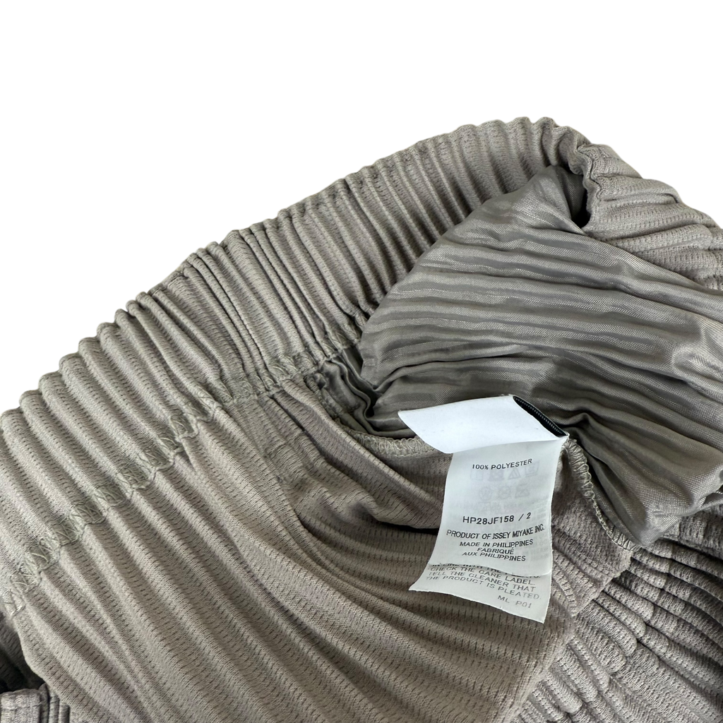 Issey Miyake Homme Plissé Pleated Trousers Grey (Size 2)