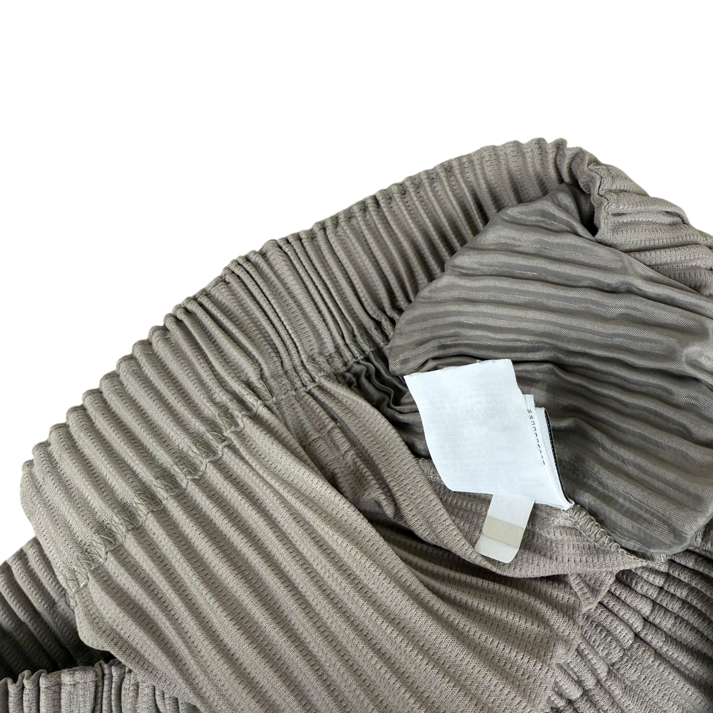 Issey Miyake Homme Plissé Pleated Trousers Grey (Size 2)