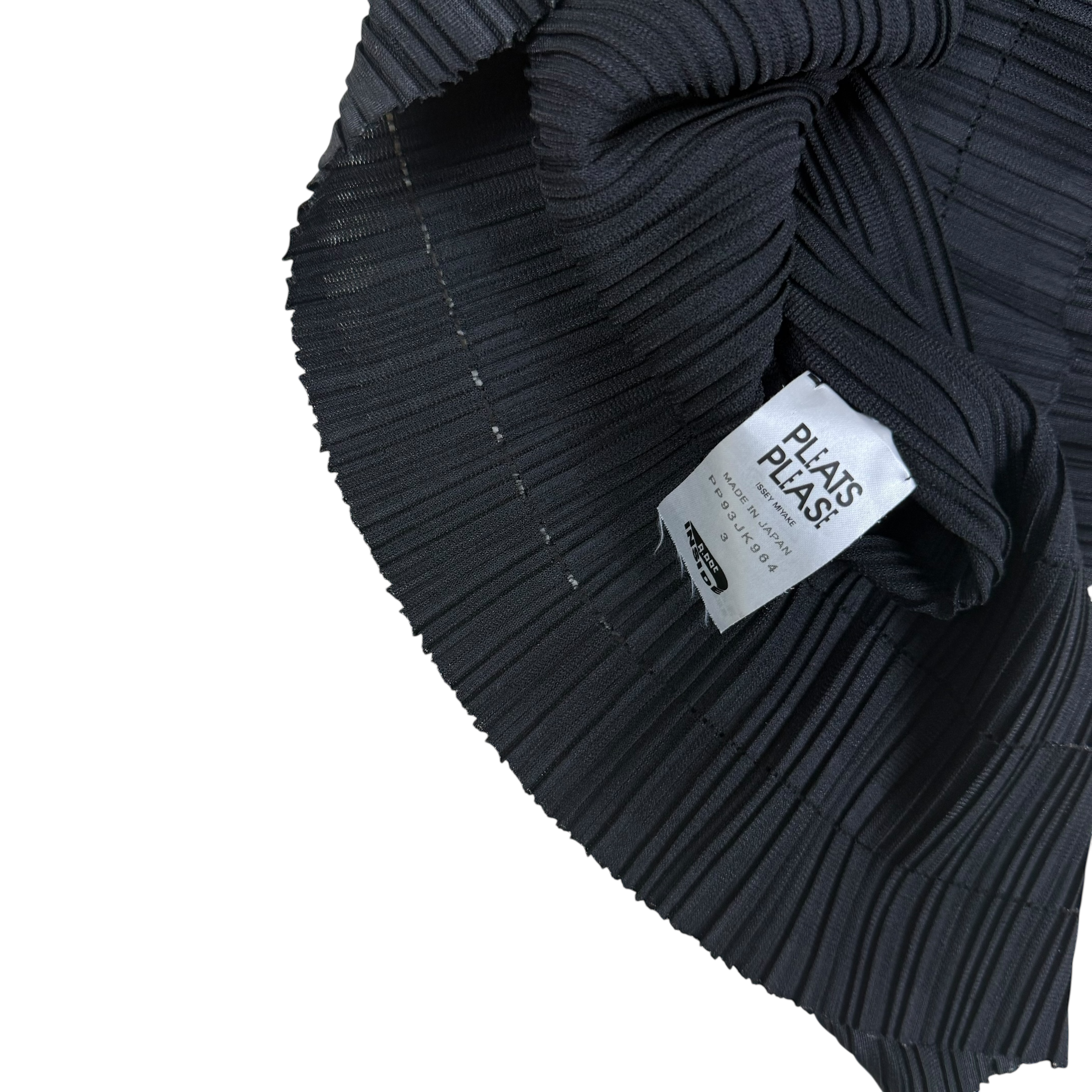 Issey Miyake Pleats Please Sleeveless Top Black (Fits L womens)