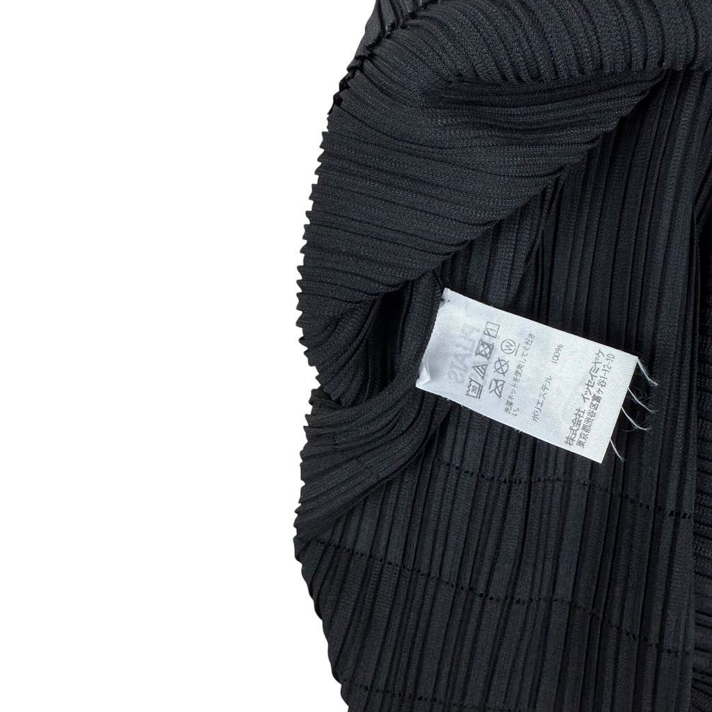 Issey Miyake Pleats Please Sleeveless Top Black (Fits L womens)