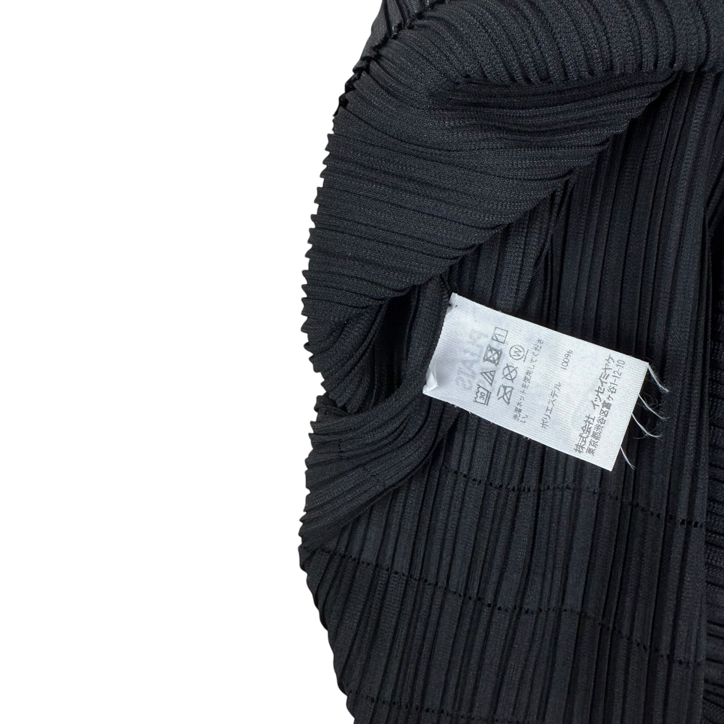 Issey Miyake Pleats Please Sleeveless Top Black (Fits L womens)