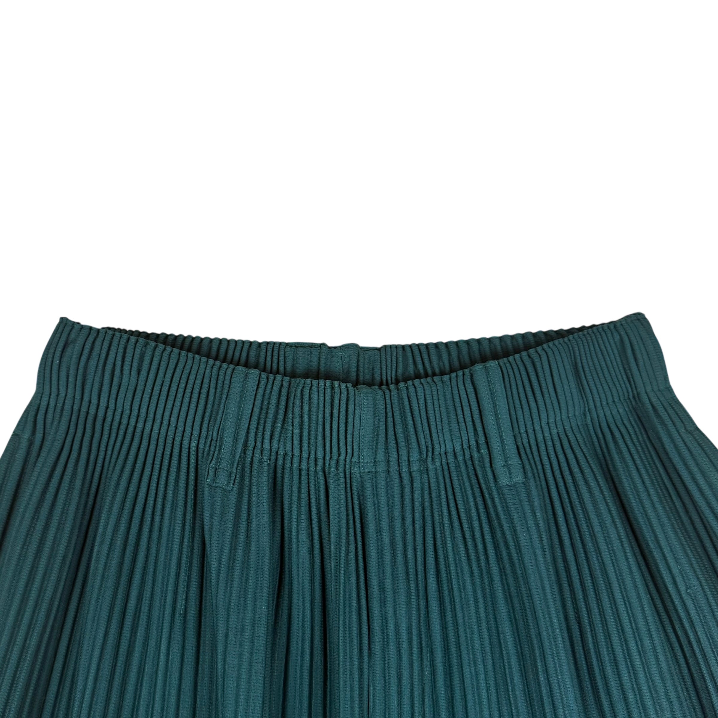 Issey Miyake Homme Plisse Pleated Pants Dark Green (Fits S-M)