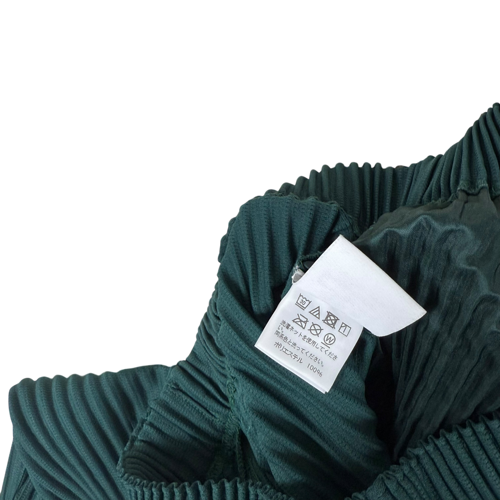 Issey Miyake Homme Plisse Pleated Pants Dark Green (Fits S-M)