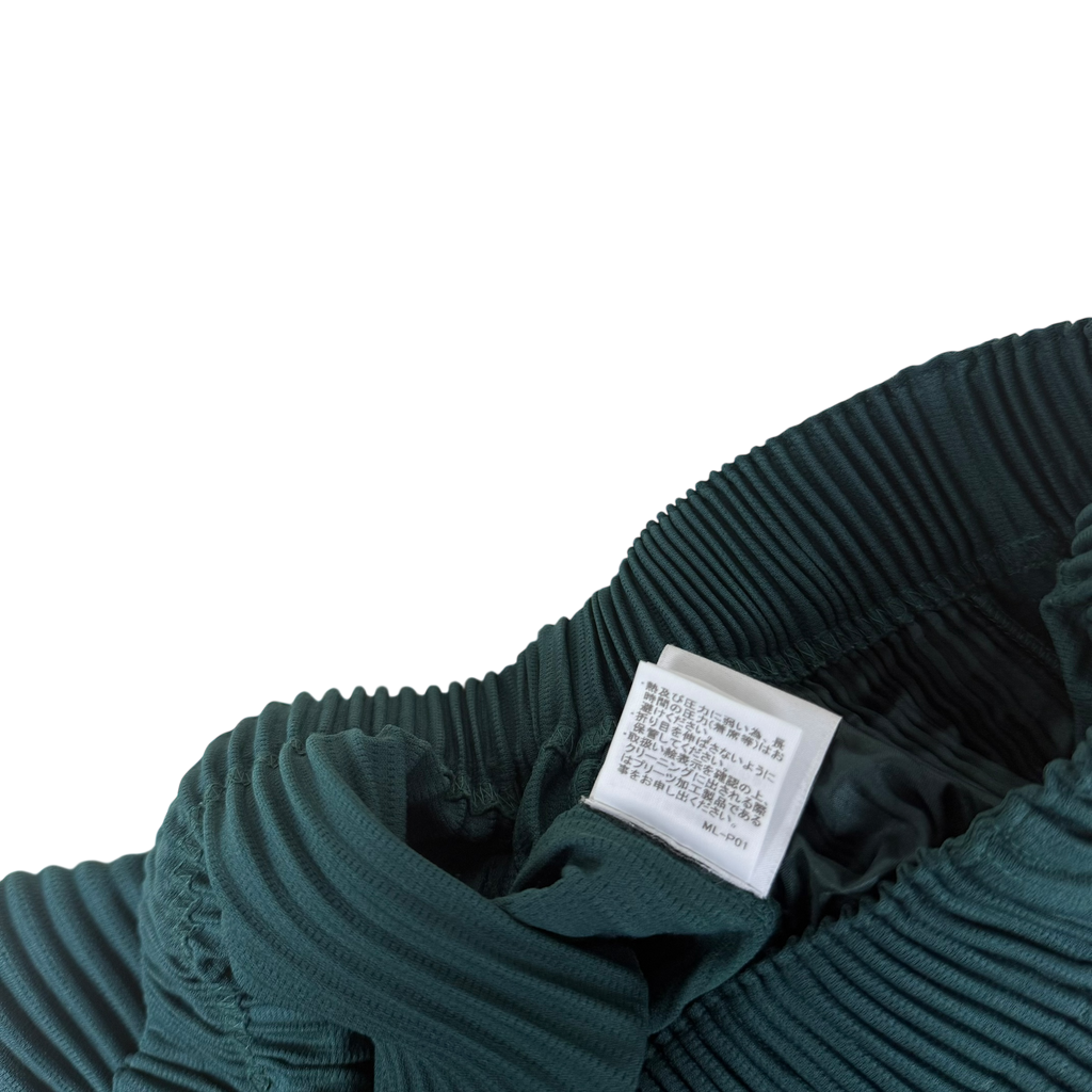 Issey Miyake Homme Plisse Pleated Pants Dark Green (Fits S-M)