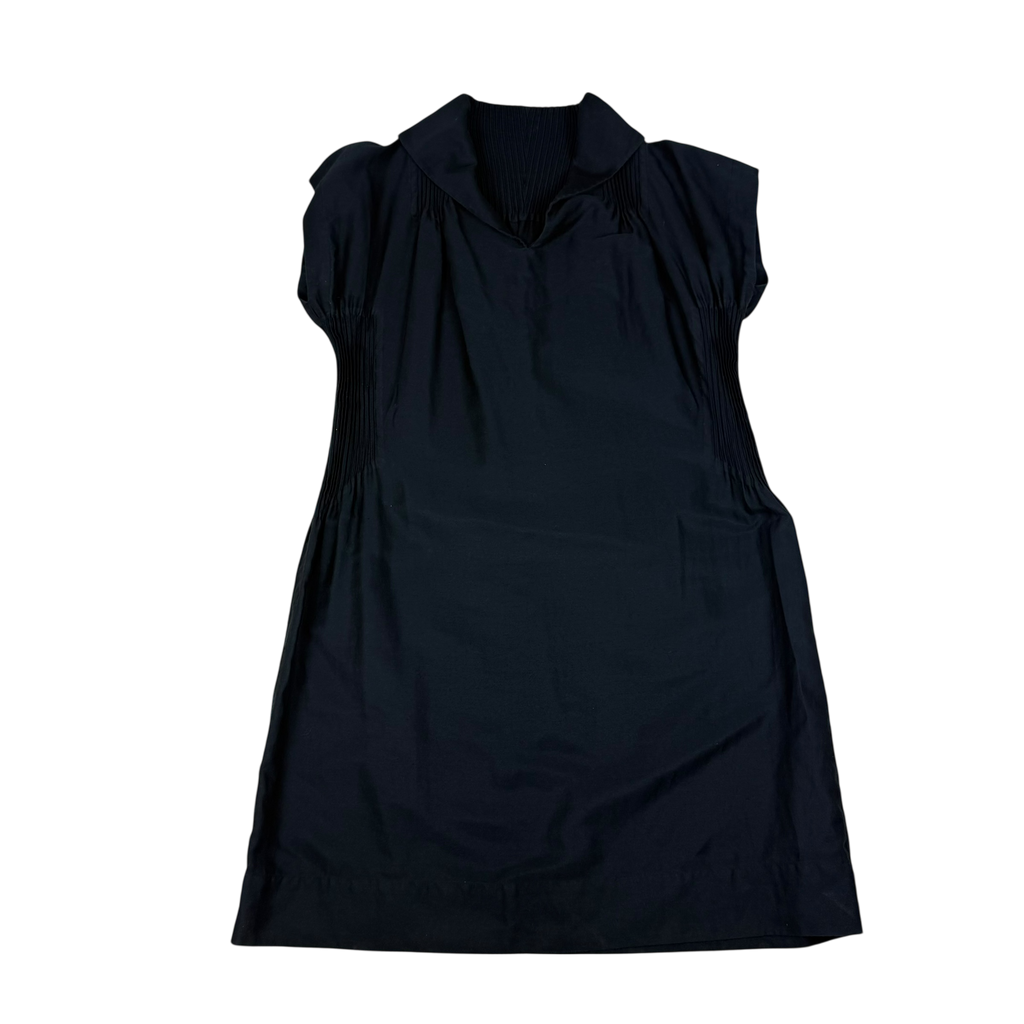 Issey Miyake Pleats Switch Dress Black (Size 2)