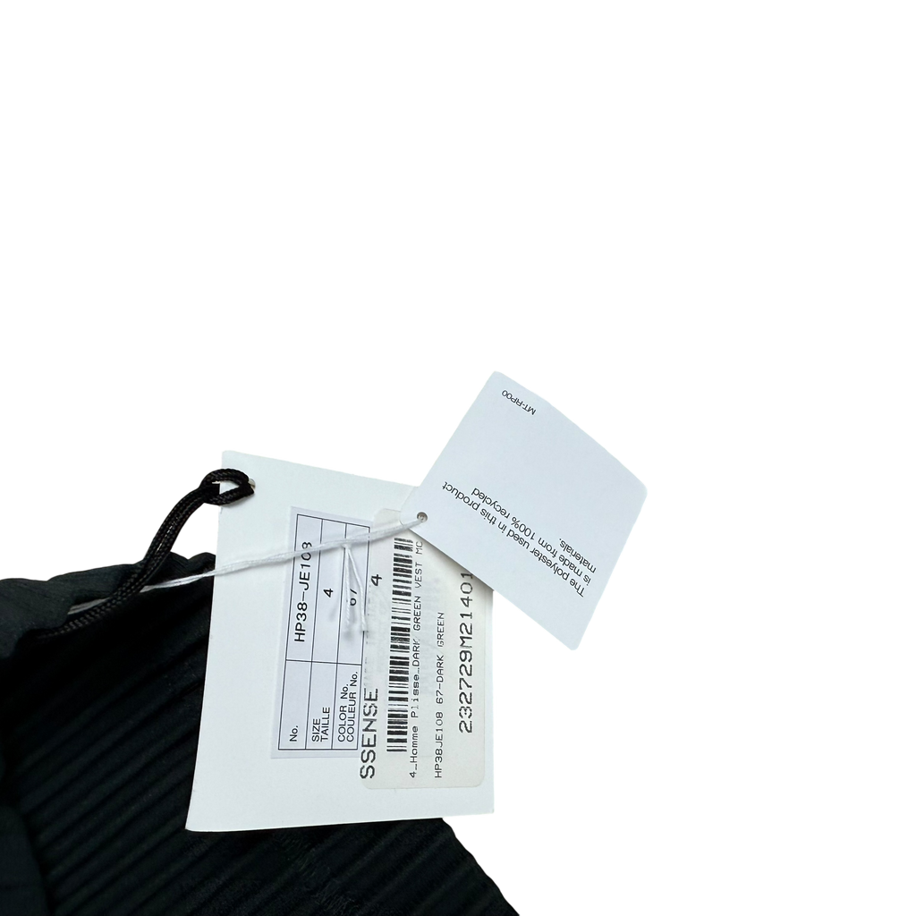 Issey Miyake Homme Plissé Tank Top Dark Green (Fits L-XL)