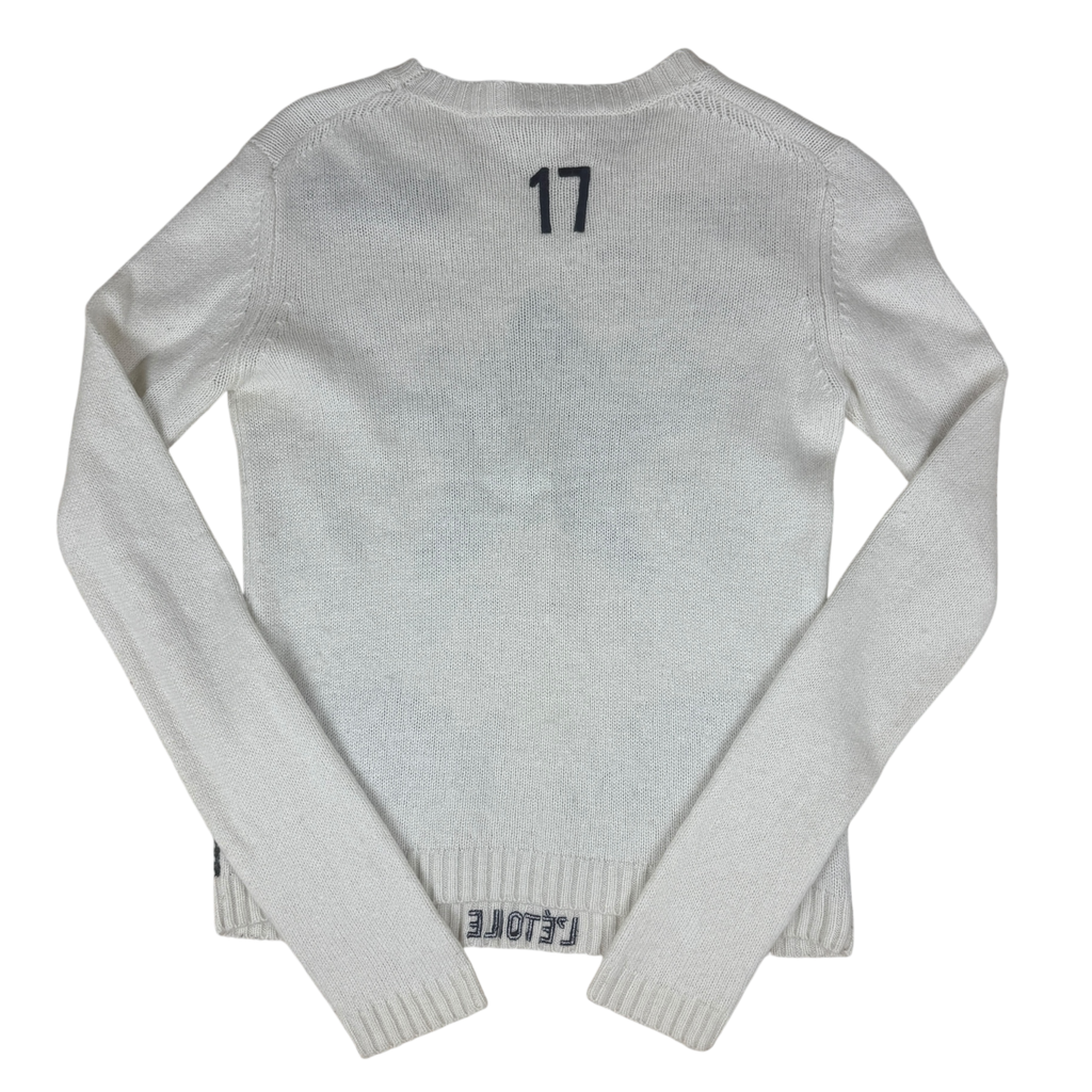 Christian Dior Cashmere Silk Blend Embroidered Knit Jumper (Size 36)
