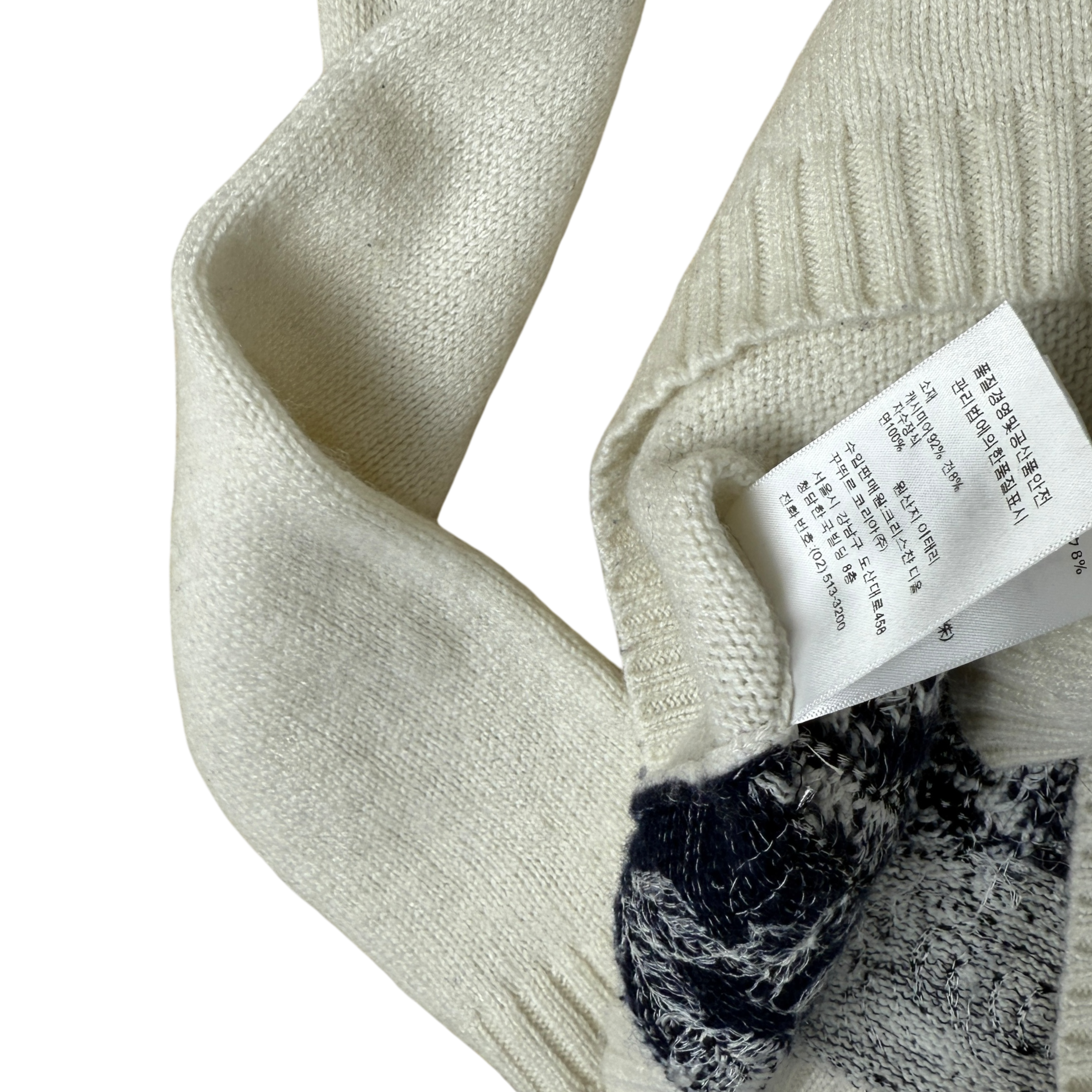 Christian Dior Cashmere Silk Blend Embroidered Knit Jumper (Size 36)