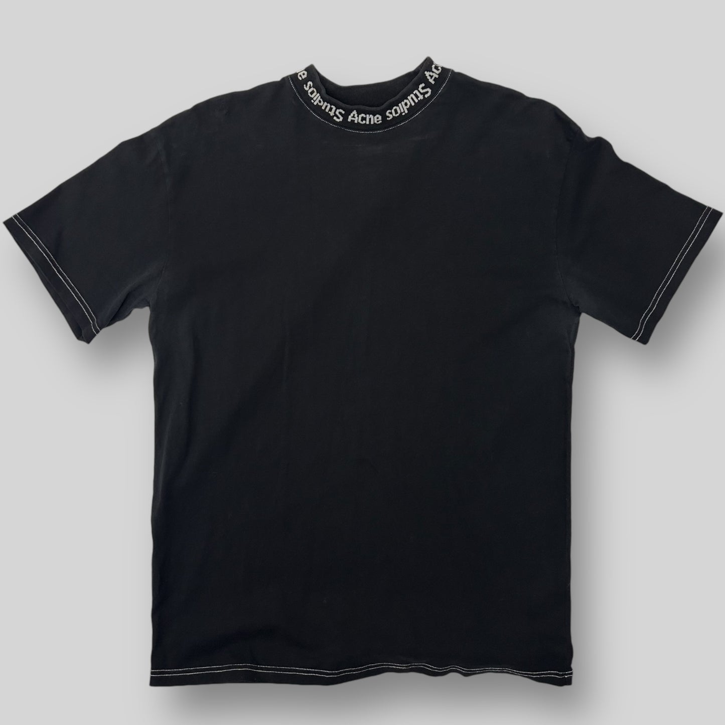 Acne Studios Jacquard Logo T-Shirt Black (Fits S-M)