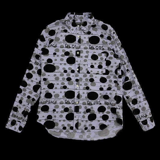 Comme des Garçons (CDG) Homme Deux ‘Blobs For Peace’ Print Shirt (Fits M)