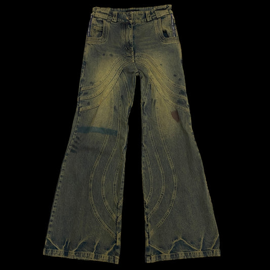 NO/FAITH STUDIOS Heavy Wave Jeans Blue (Size M)