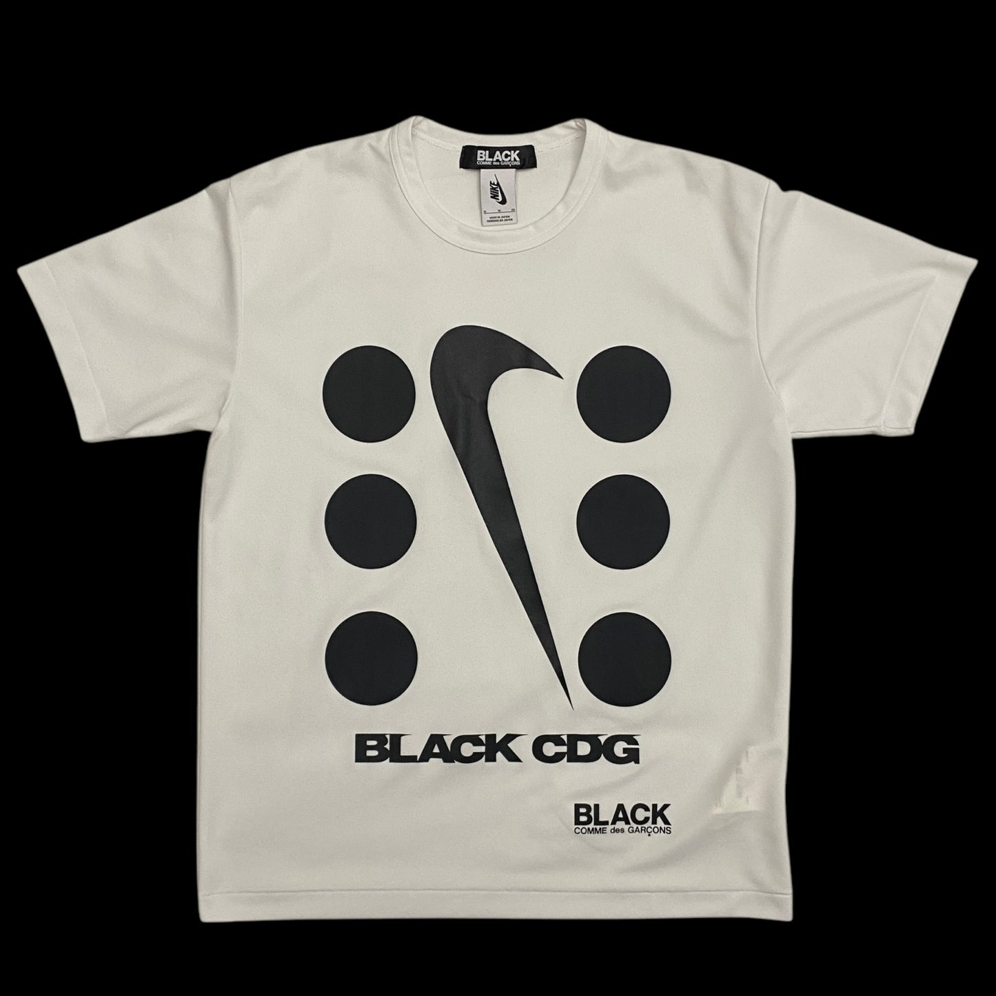 Comme des Garçons (CDG) Black x Nike Polyester Jersey Tee (Fits L-XL)