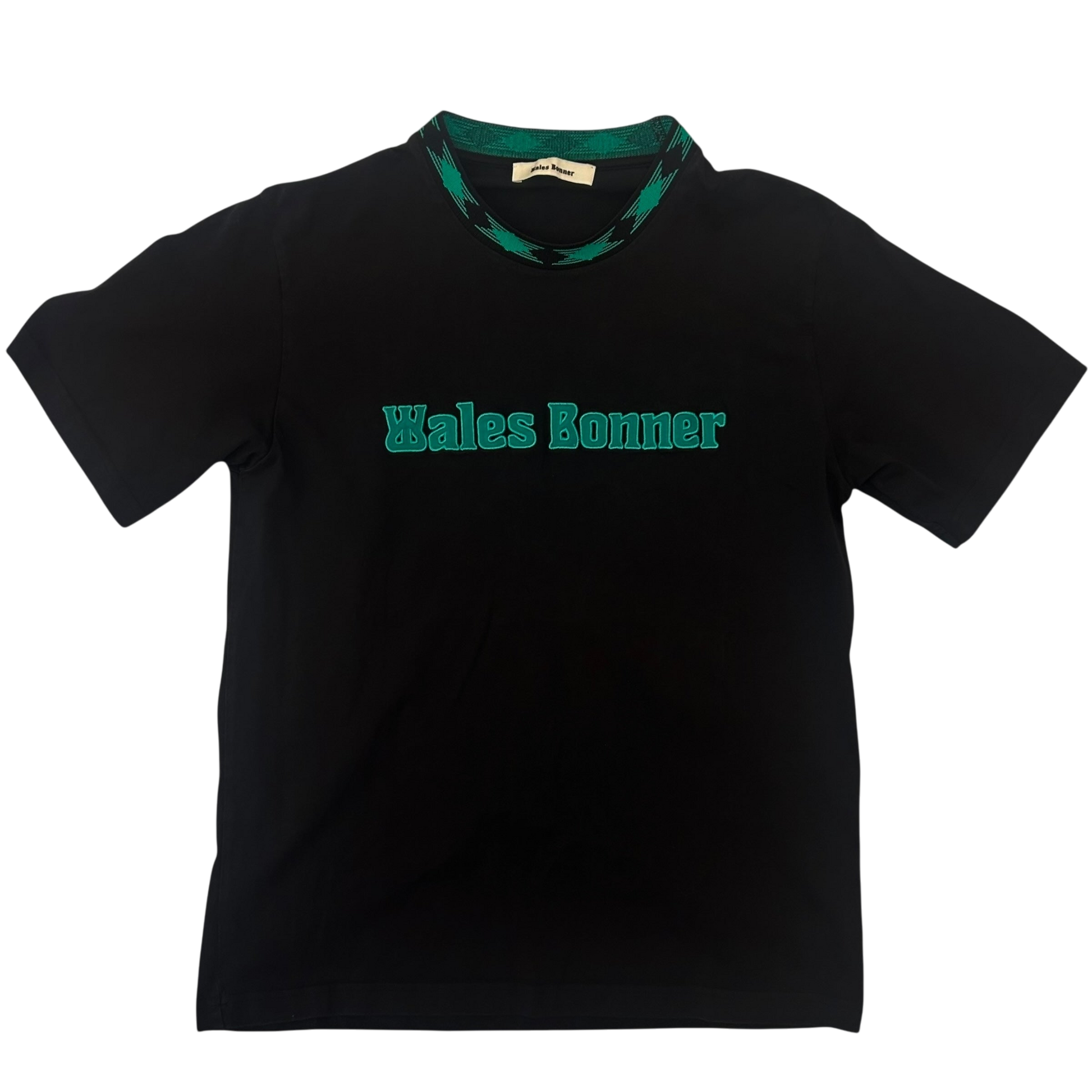 Wales Bonner Original Embroidered Logo T-shirt Black (Size M)