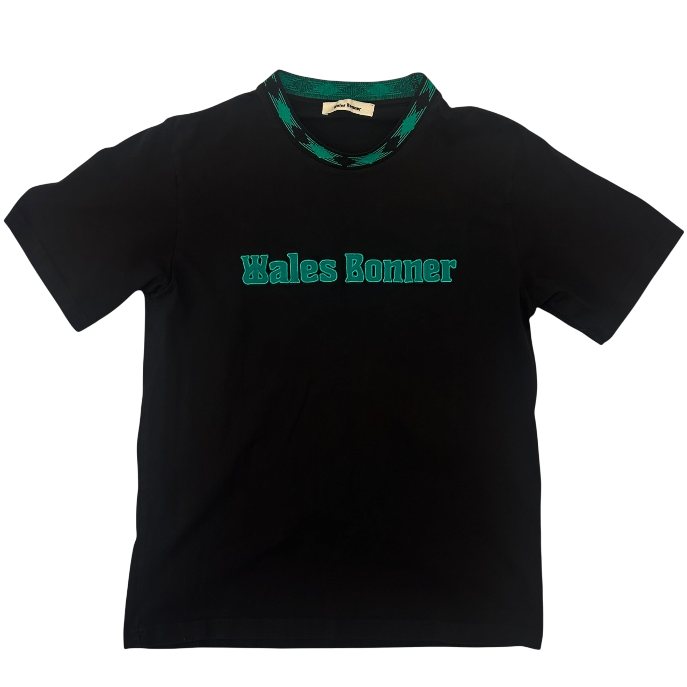 Wales Bonner Original Embroidered Logo T-shirt Black (Size M)
