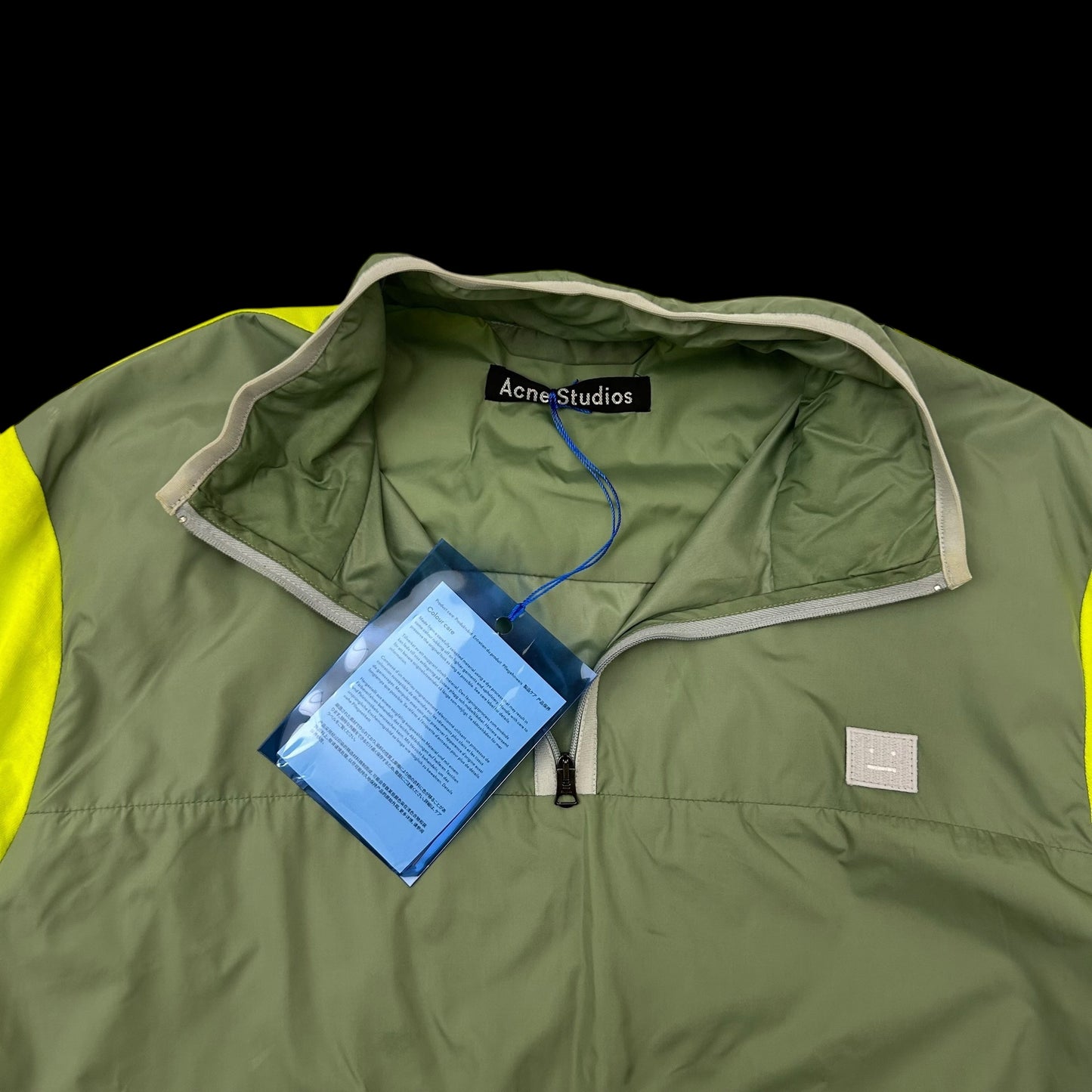 Acne Studios Contrast Windbreaker Jacket Green (Size S)