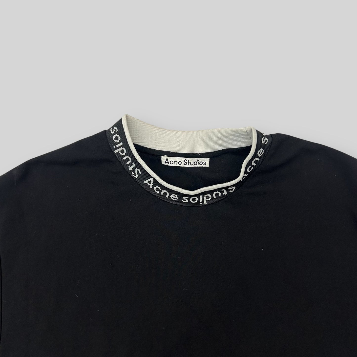 Acne Studios Jacquard Logo T-Shirt Black (Size XL)