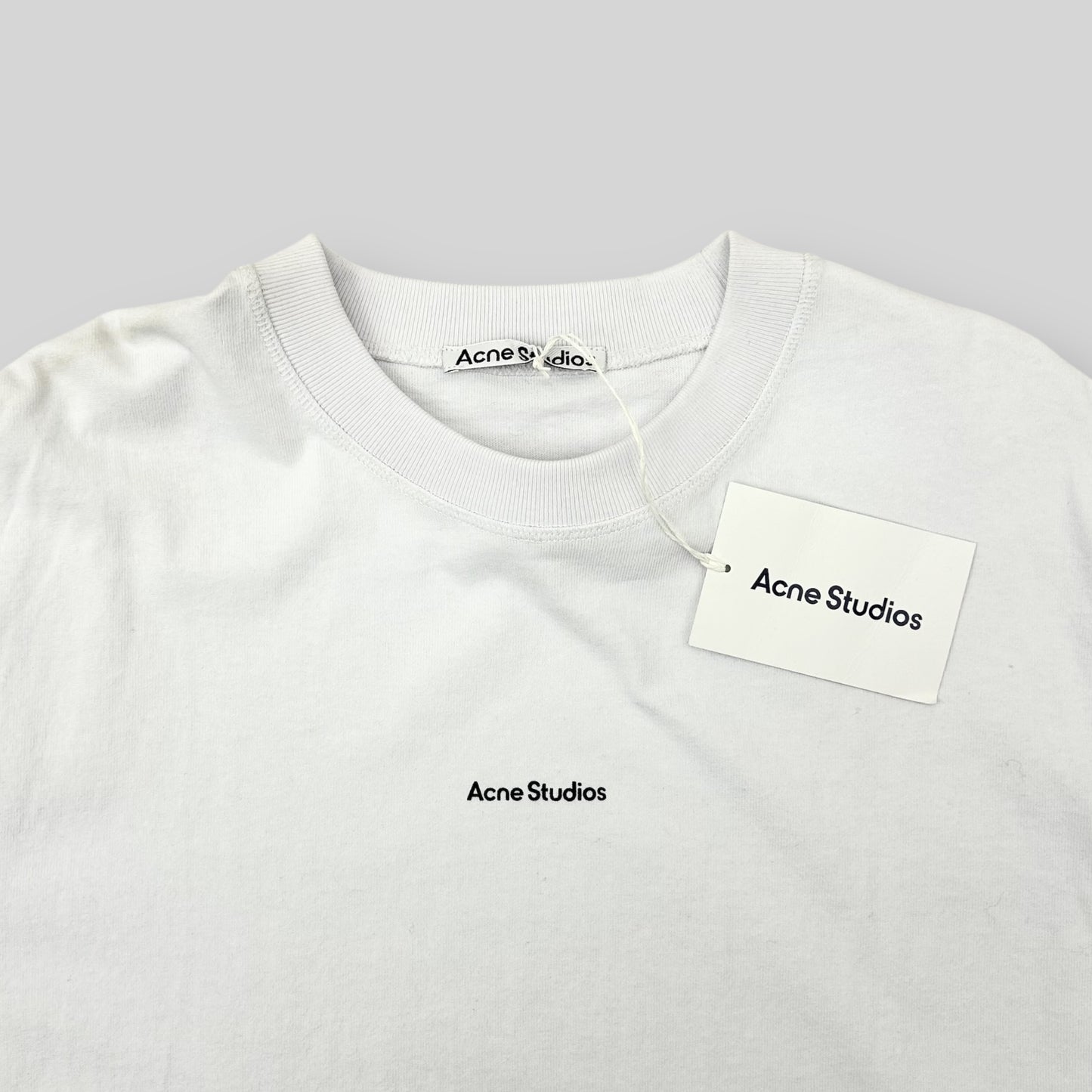 Acne Studios Logo T-Shirt ‘Optic White’ (Fits L)