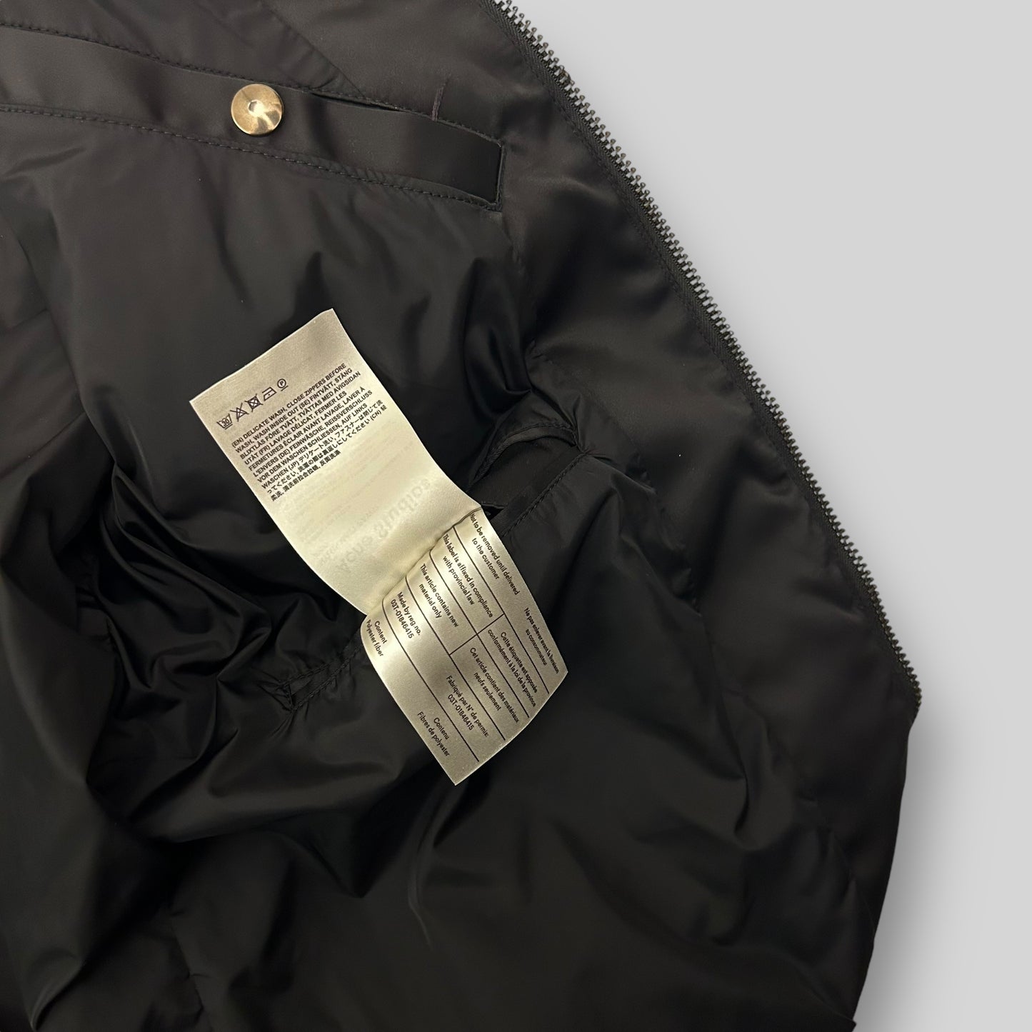 Acne Studios Nylon Matt Bomber Jacket Black (Fits M)