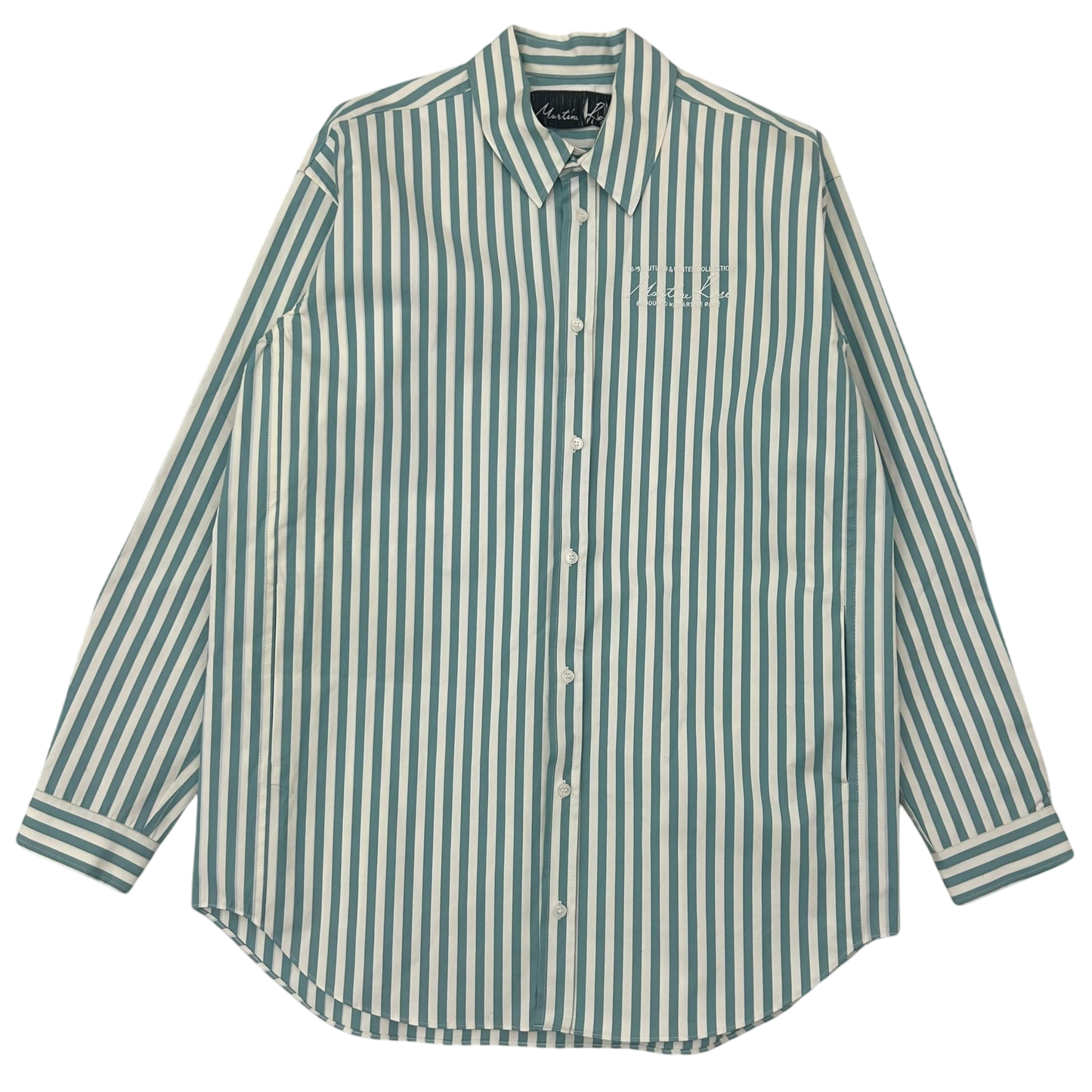 FW15 Martine Rose Oversized Bonded Heavy Over Shirt Green (Fits XL)