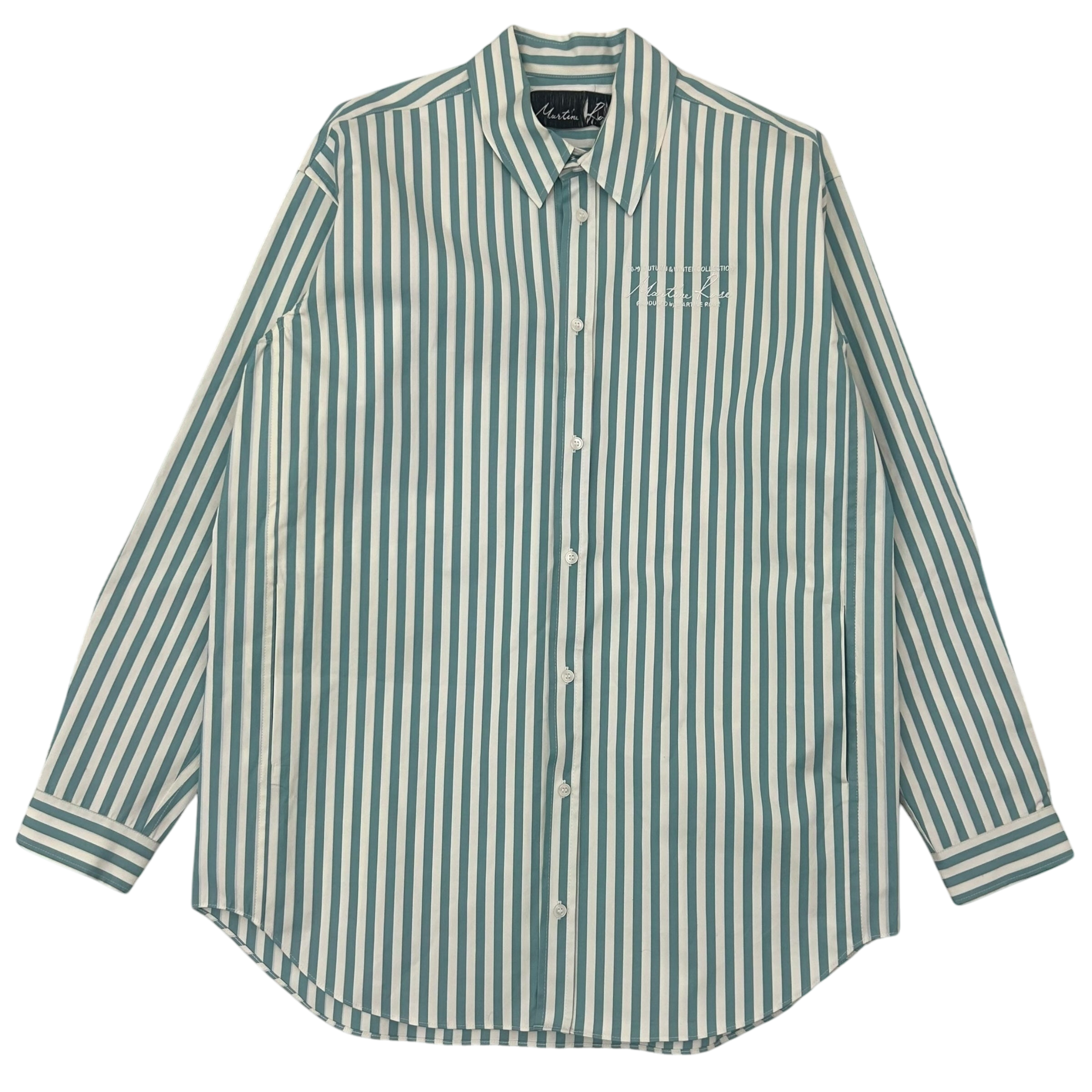 FW15 Martine Rose Oversized Bonded Heavy Over Shirt Green (Fits XL)