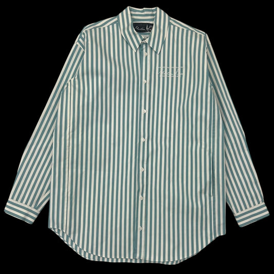 FW15 Martine Rose Oversized Bonded Heavy Over Shirt Green (Fits XL)