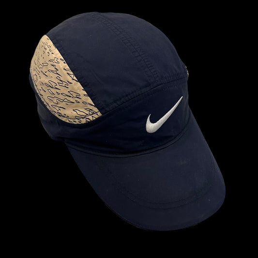 Nike x Cav Empt Logo Tailwind Running Hat Cap Navy/Beige