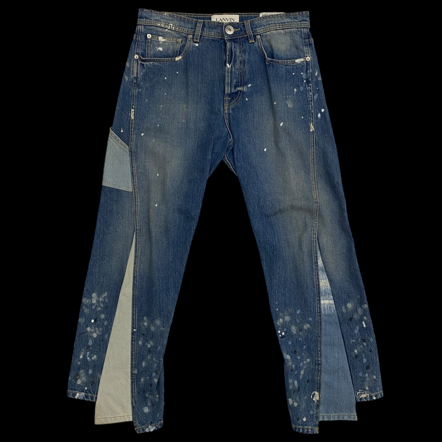 Lanvin x Gallery Dept. SS21 Flared Paint Splatter Jeans (Size 34”)