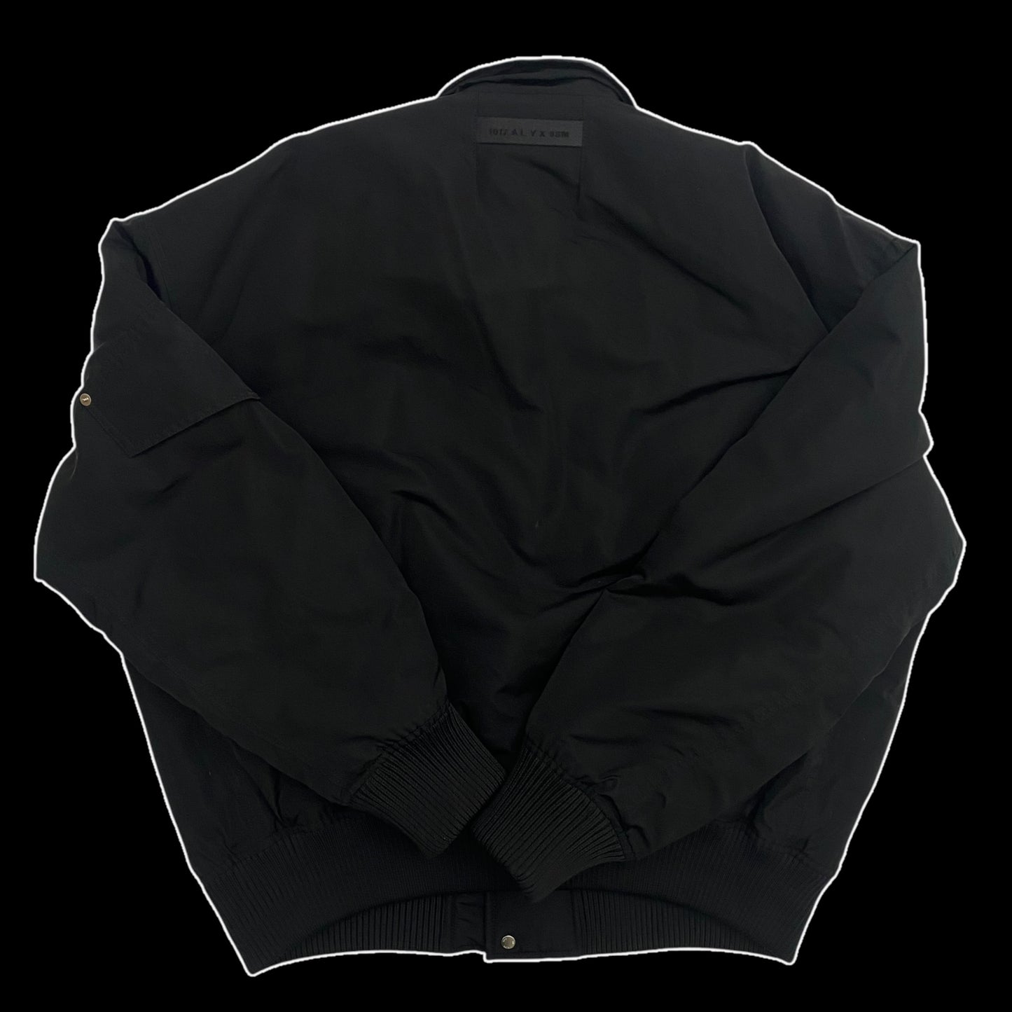 1017 ALYX 9SM Flight Bomber Jacket Black (Fits L-XL)