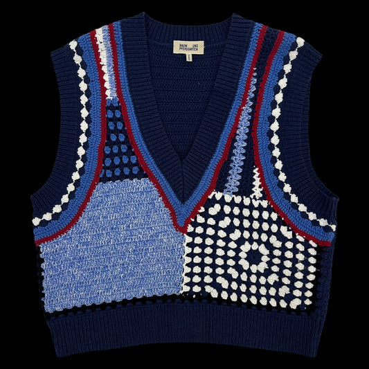 Baum Und Pferdgarten Cicilla Sweater Vest Blue (Fits M-L Womens)