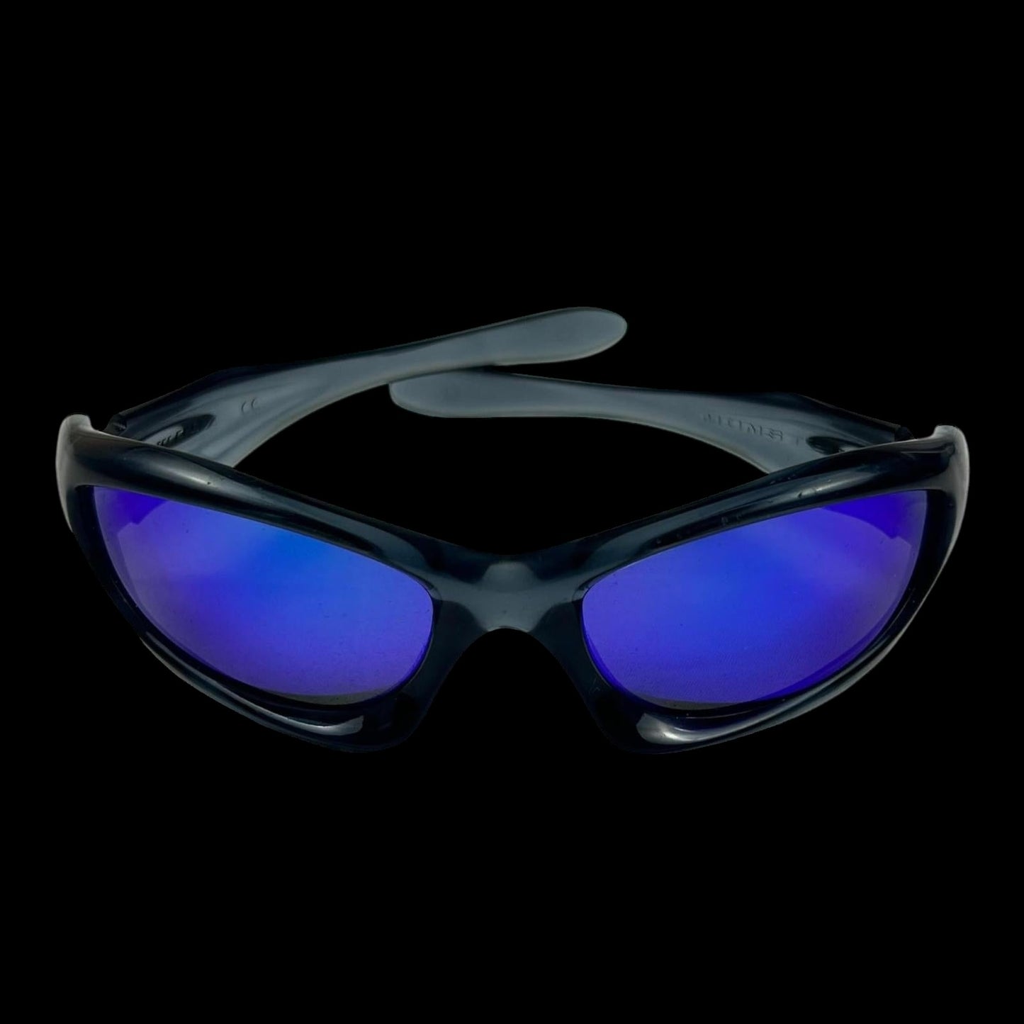 Vintage Oakley Monster Dog Crystal Black (with blue lens)