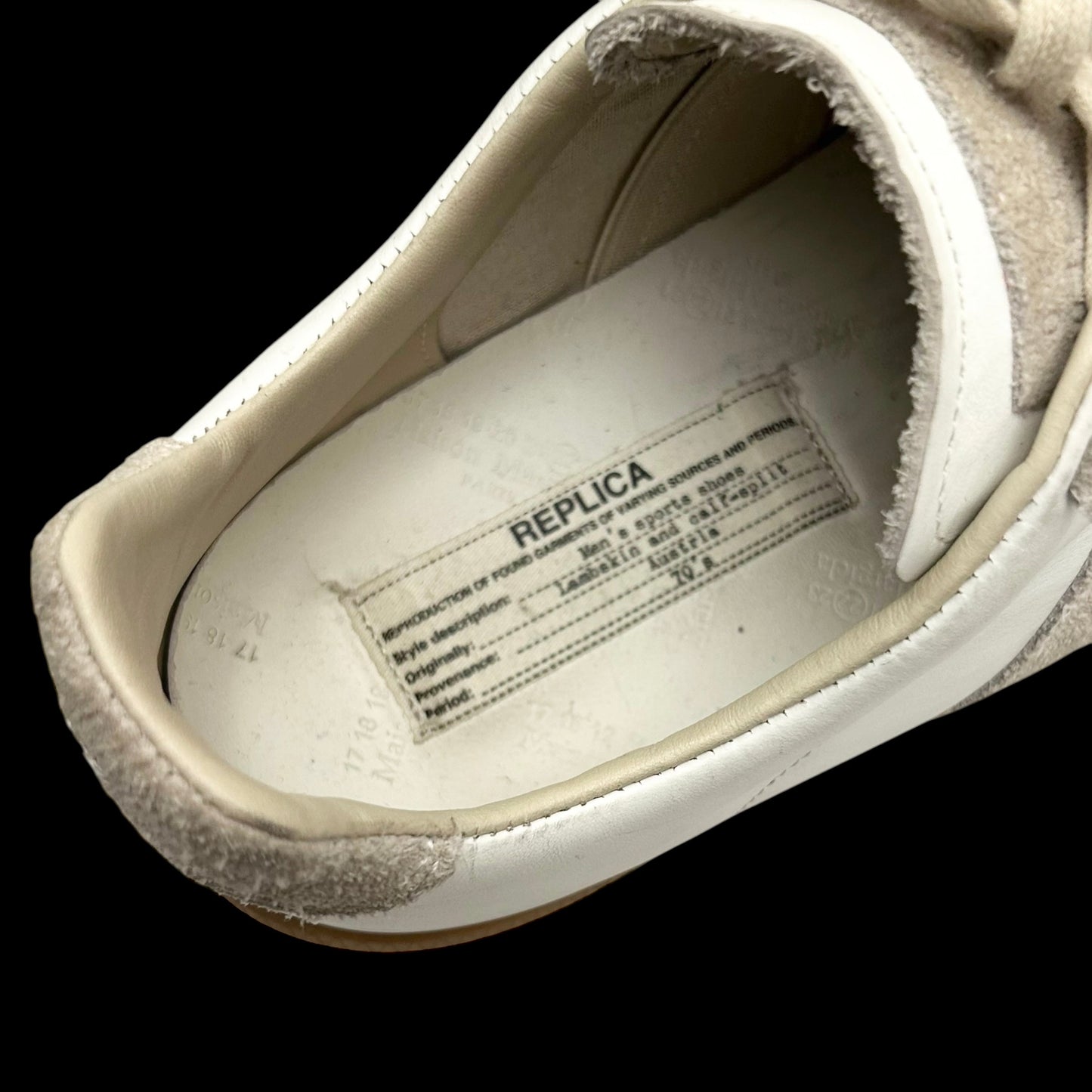 Maison Margiela GAT Replica Trainers White / Grey (EU41)