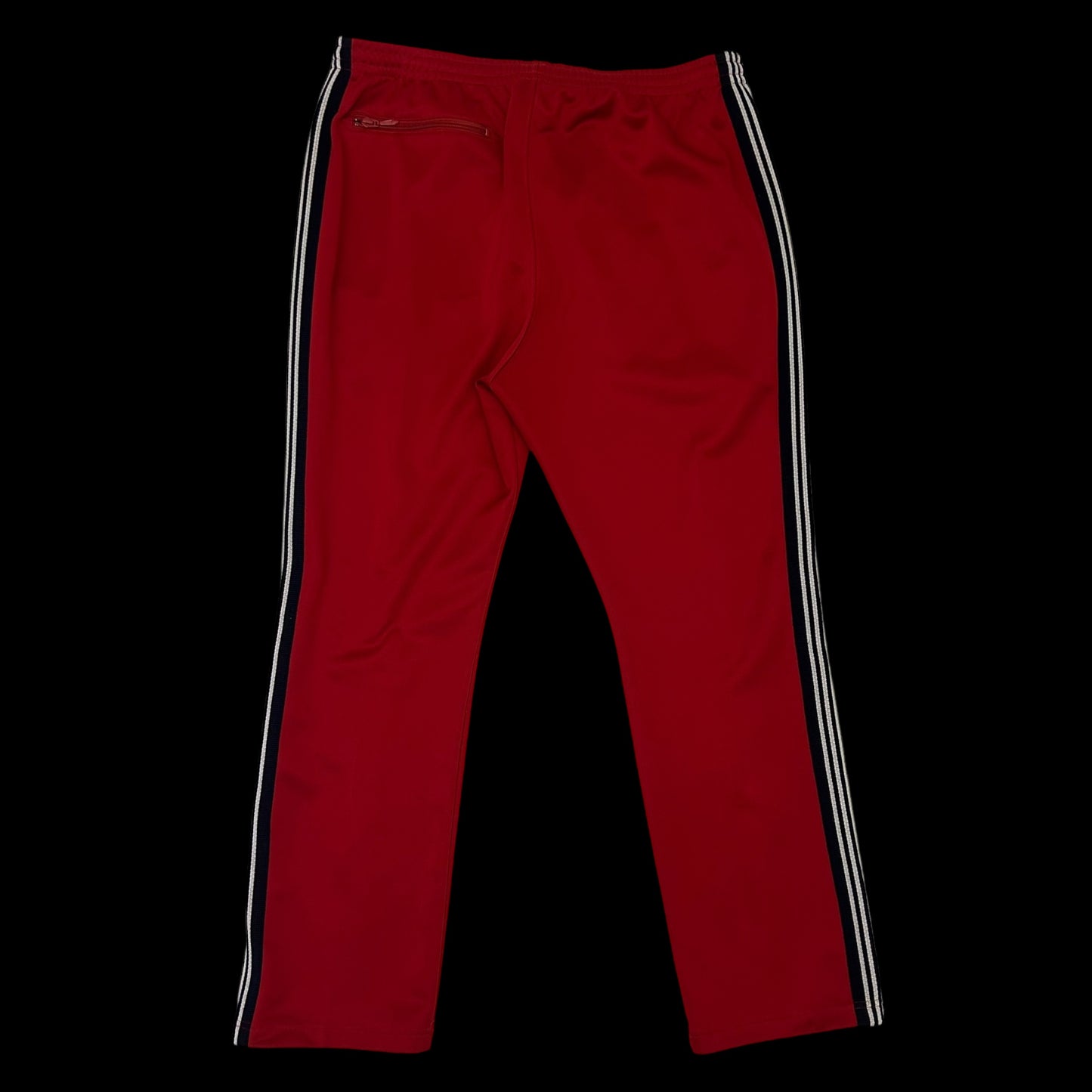 Needles Poly Smooth Track Pants Red/Black (Size L)