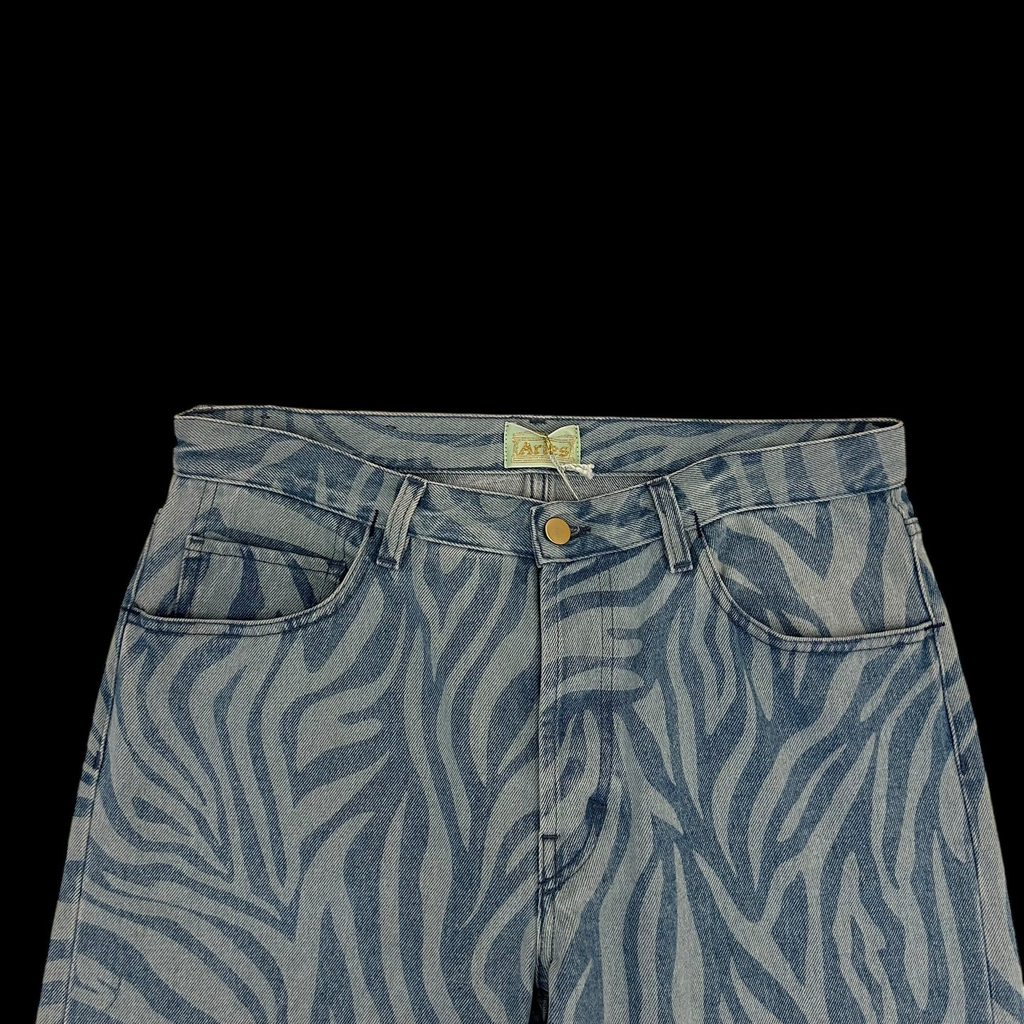 Aries Zebra Print Lilly Jeans