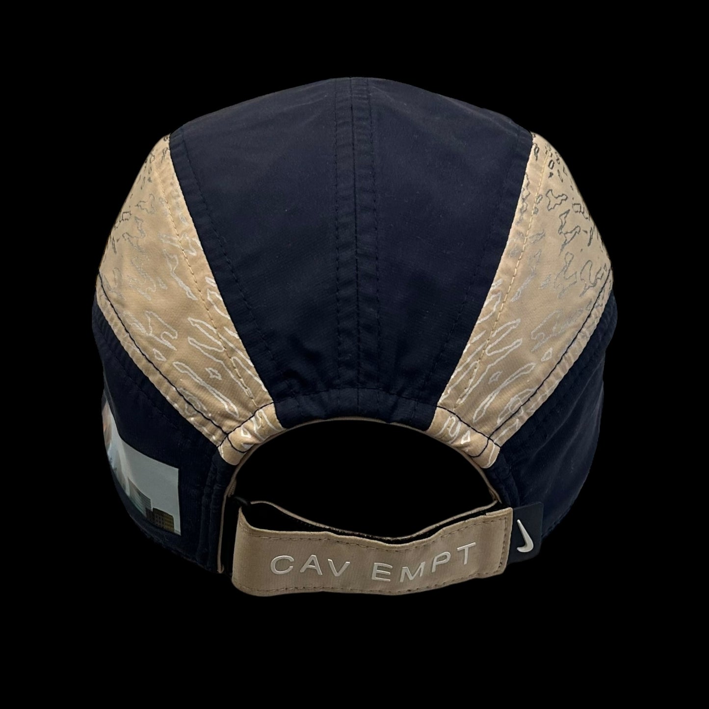 Nike x Cav Empt Logo Tailwind Running Hat Cap Navy/Beige