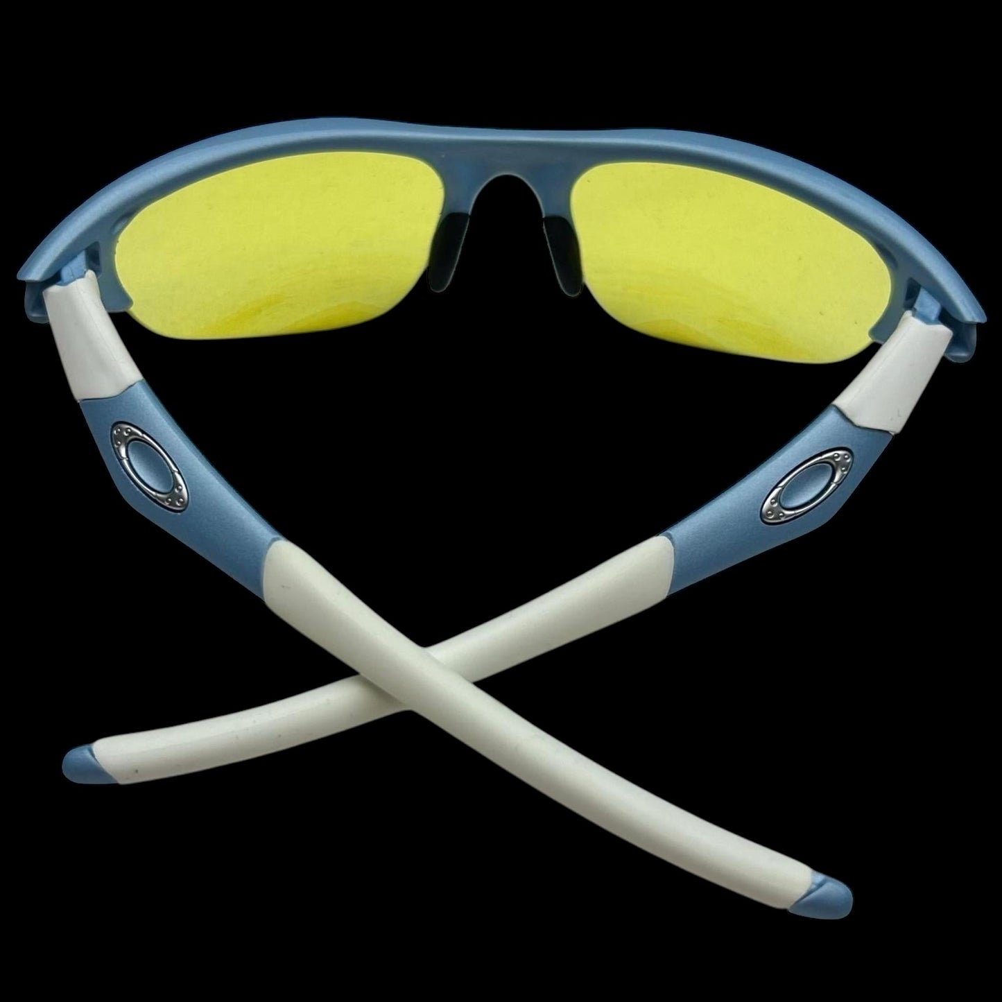 Vintage Oakley Half Jacket 1.0 Blue / White (with yellow lens)