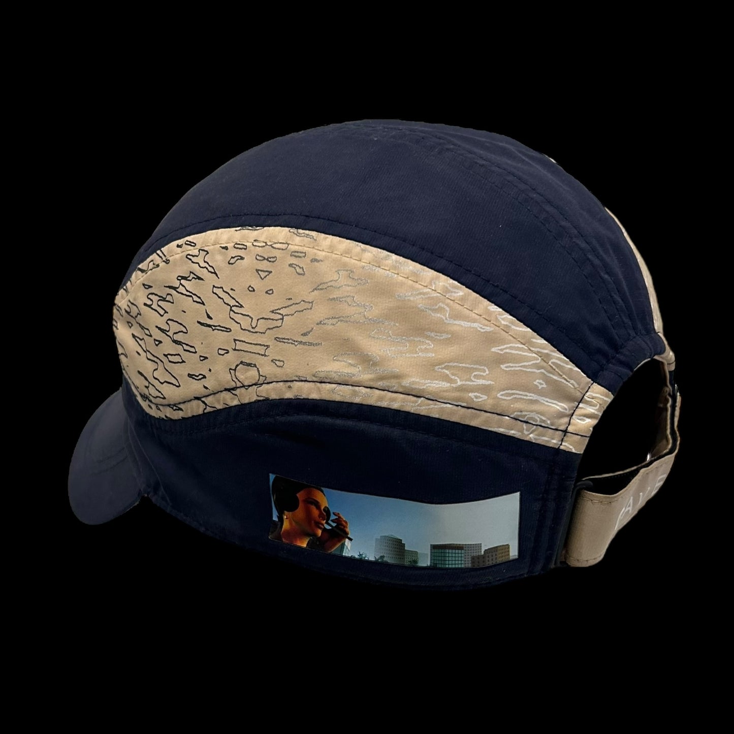 Nike x Cav Empt Logo Tailwind Running Hat Cap Navy/Beige