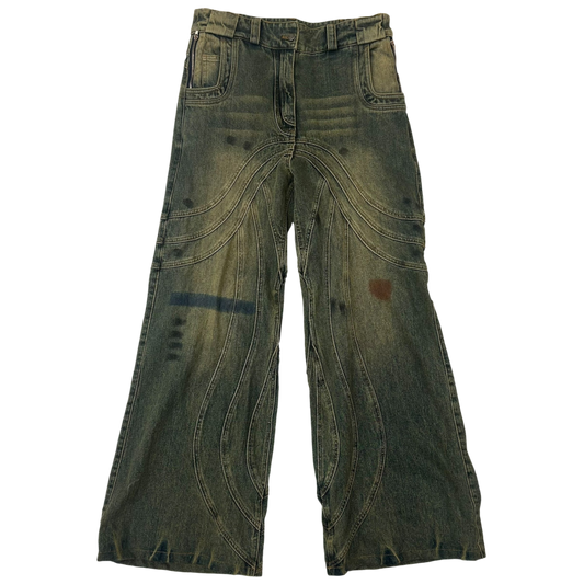 NO/FAITH STUDIOS Heavy Wave Jeans Blue (Size L)