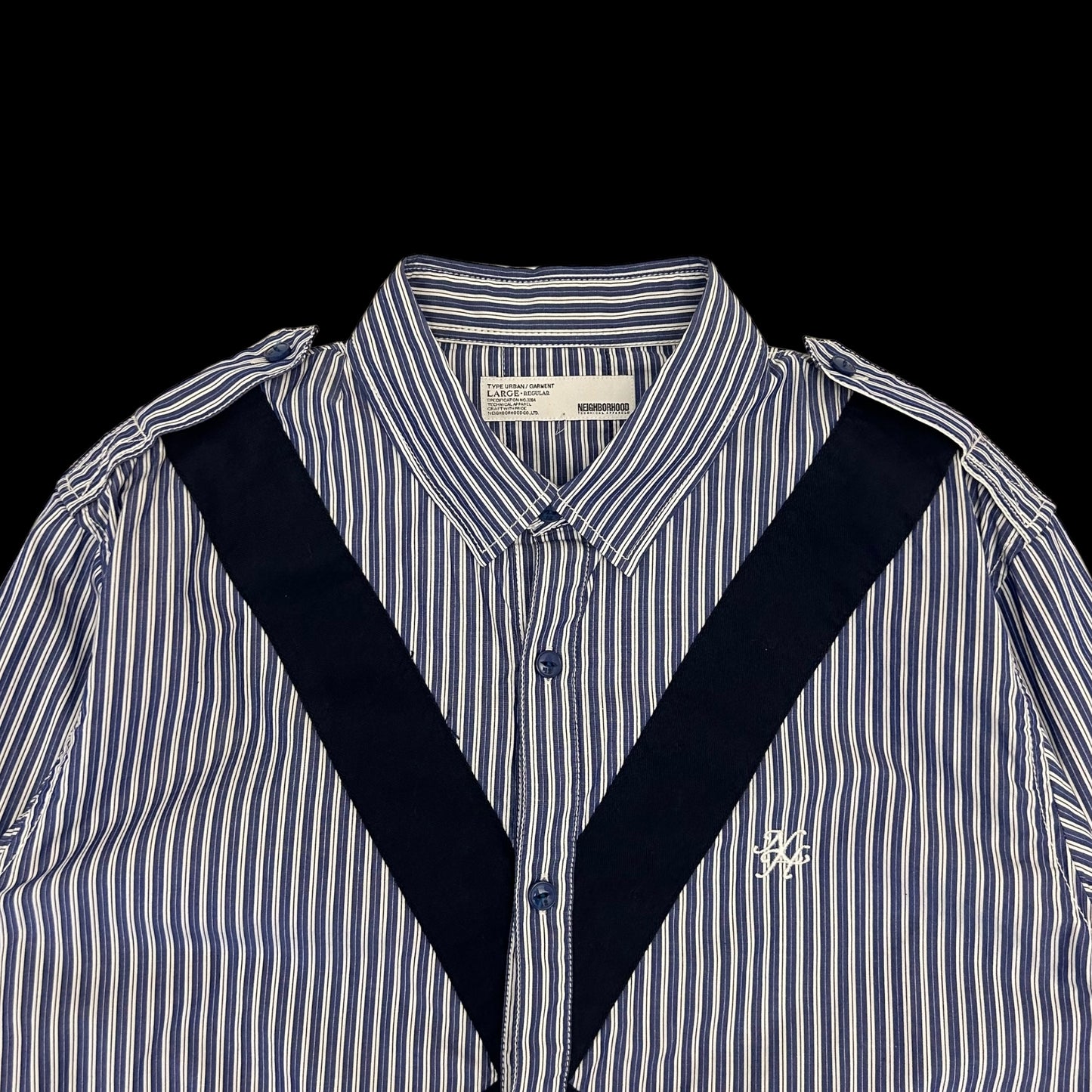 Neighbourhood SS11 Para Long-sleeve Button-Up Shirt (Fits M-L)