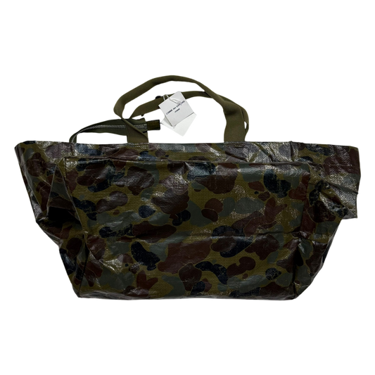 Comme Des Garçons Homme Oversized Tote Bag Green Camo
