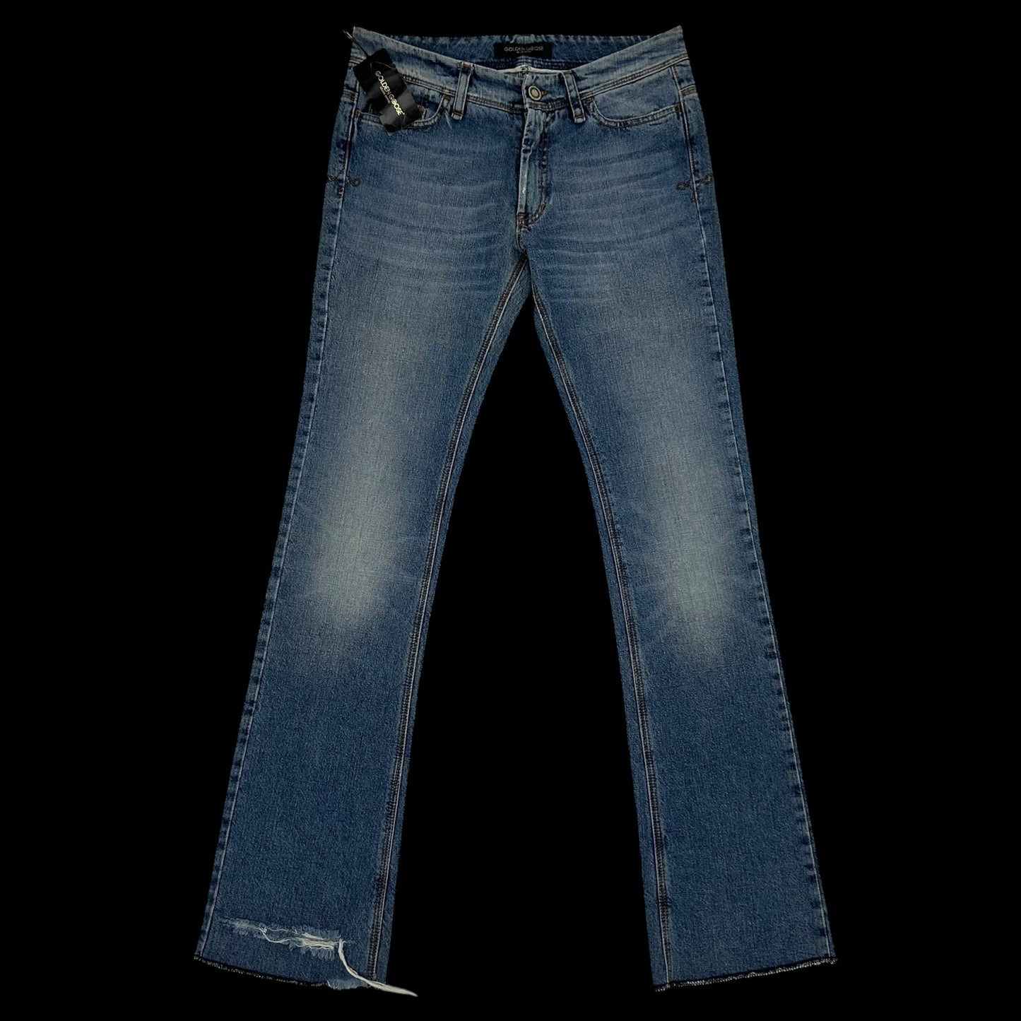 Golden Goose Arizona Bootcut Washed-Effect Jeans (Size fits 30")