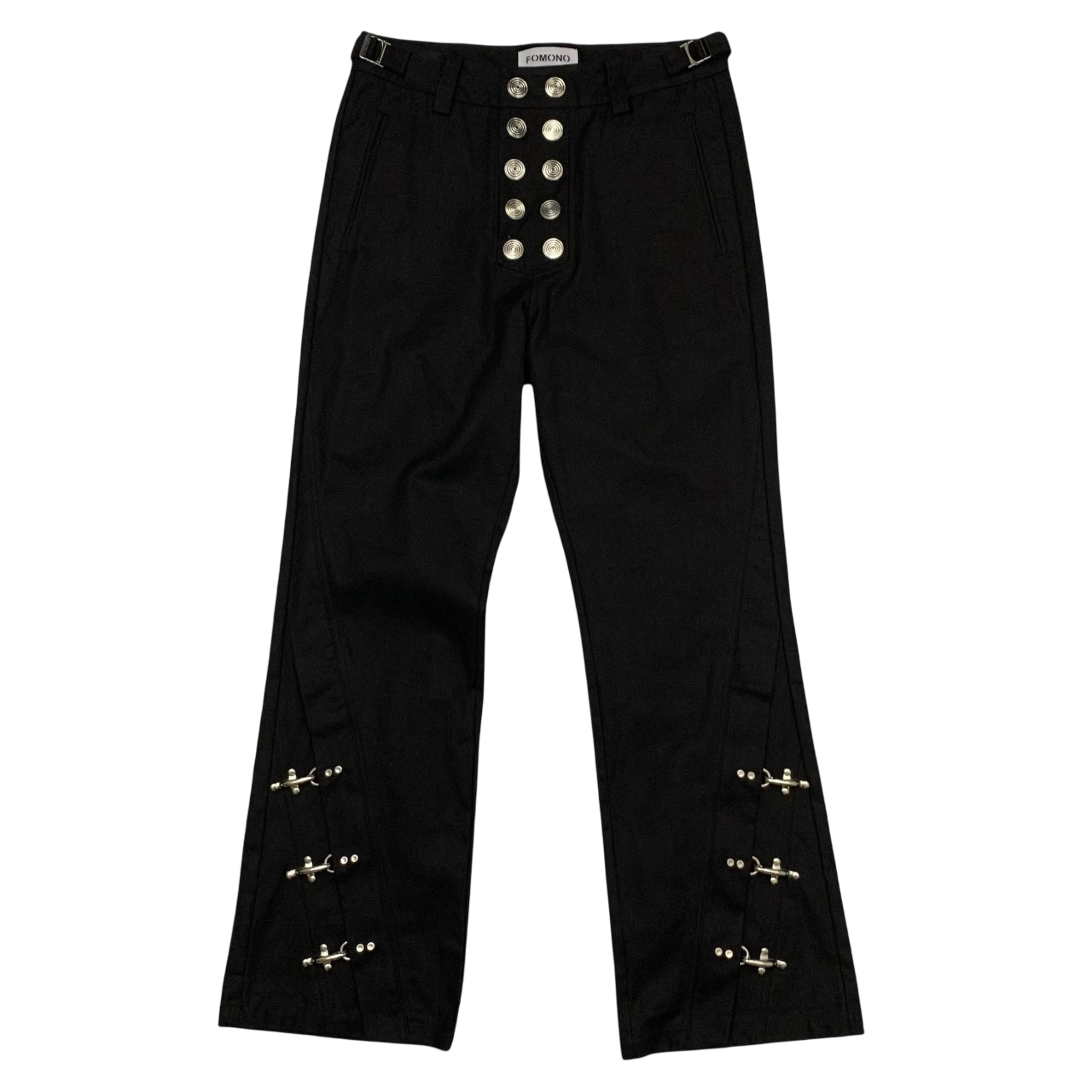 Fomono Clasp Detail Trousers Black (Size M)
