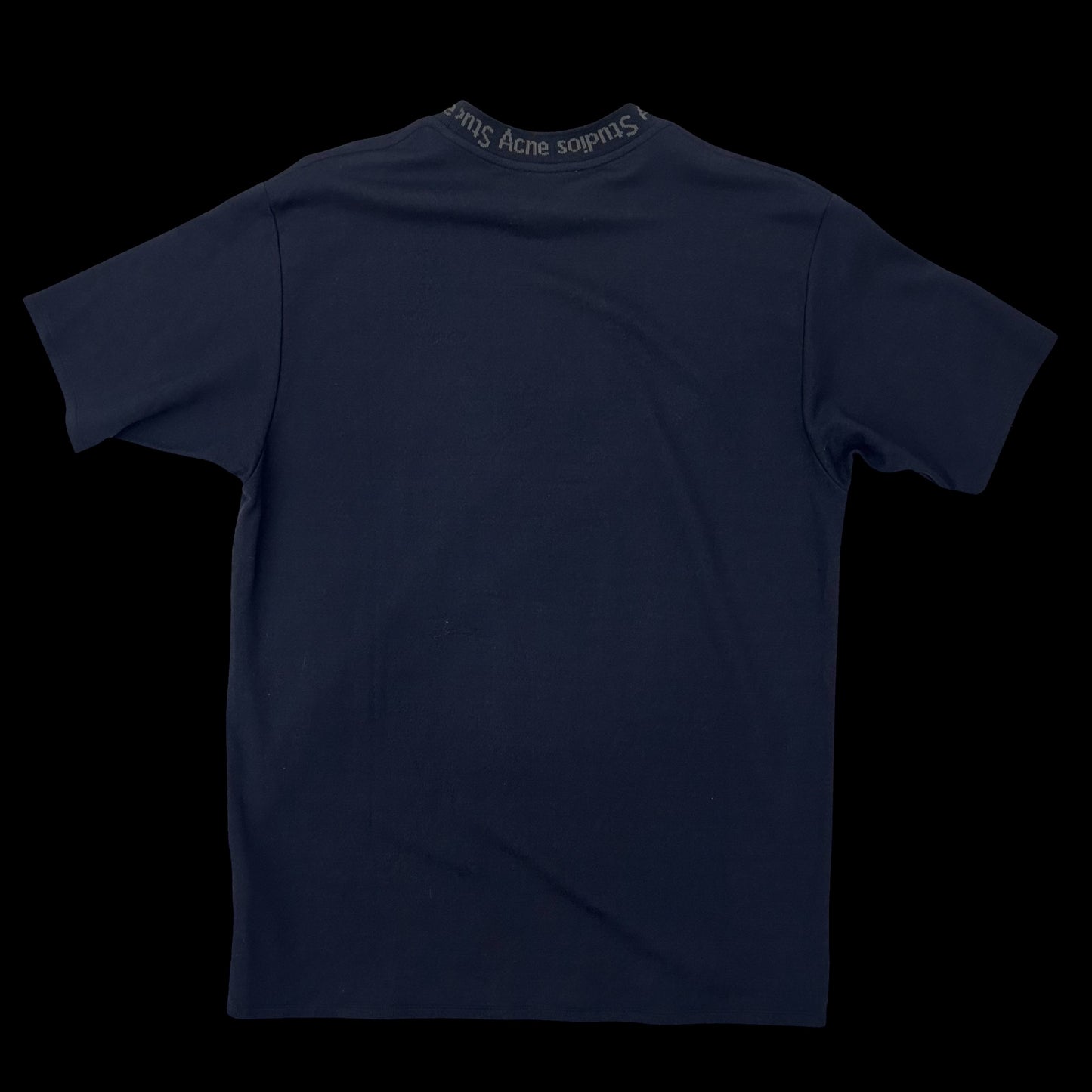 Acne Studios Jacquard Logo T-Shirt Navy (Fits M-L)