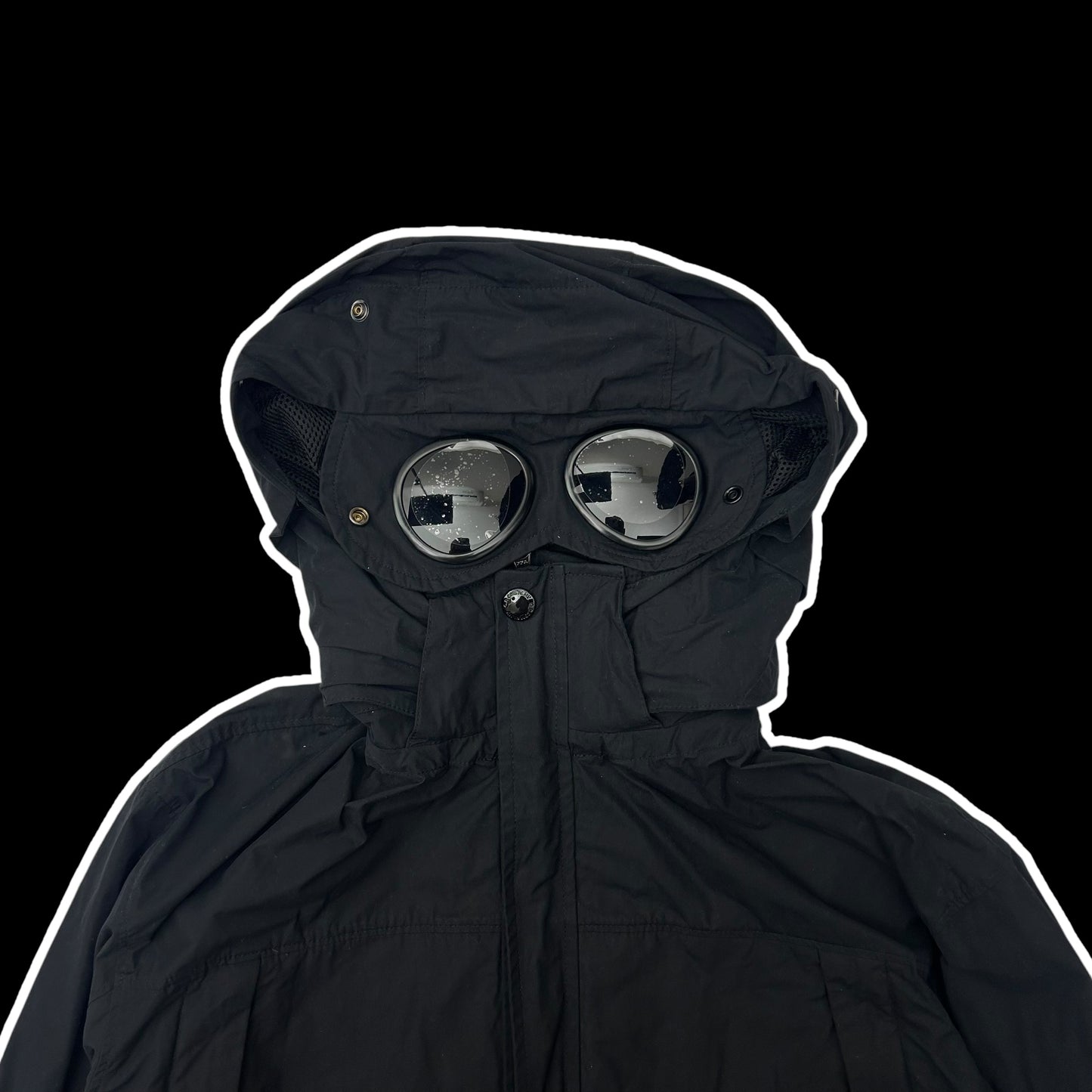 C.P. Company Memri Goggle Nylon Jacket Black (Fits L-XL)