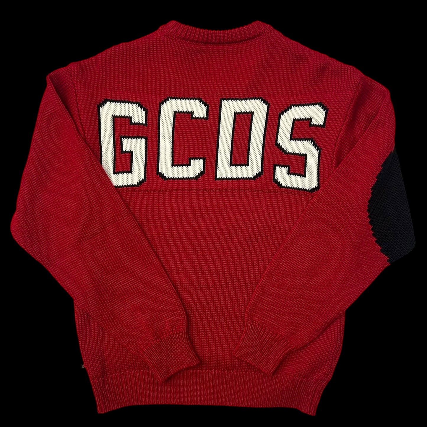 GCDS x Mickey Mouse Wool Blend Knit Sweater Red (Fits M-L Women)