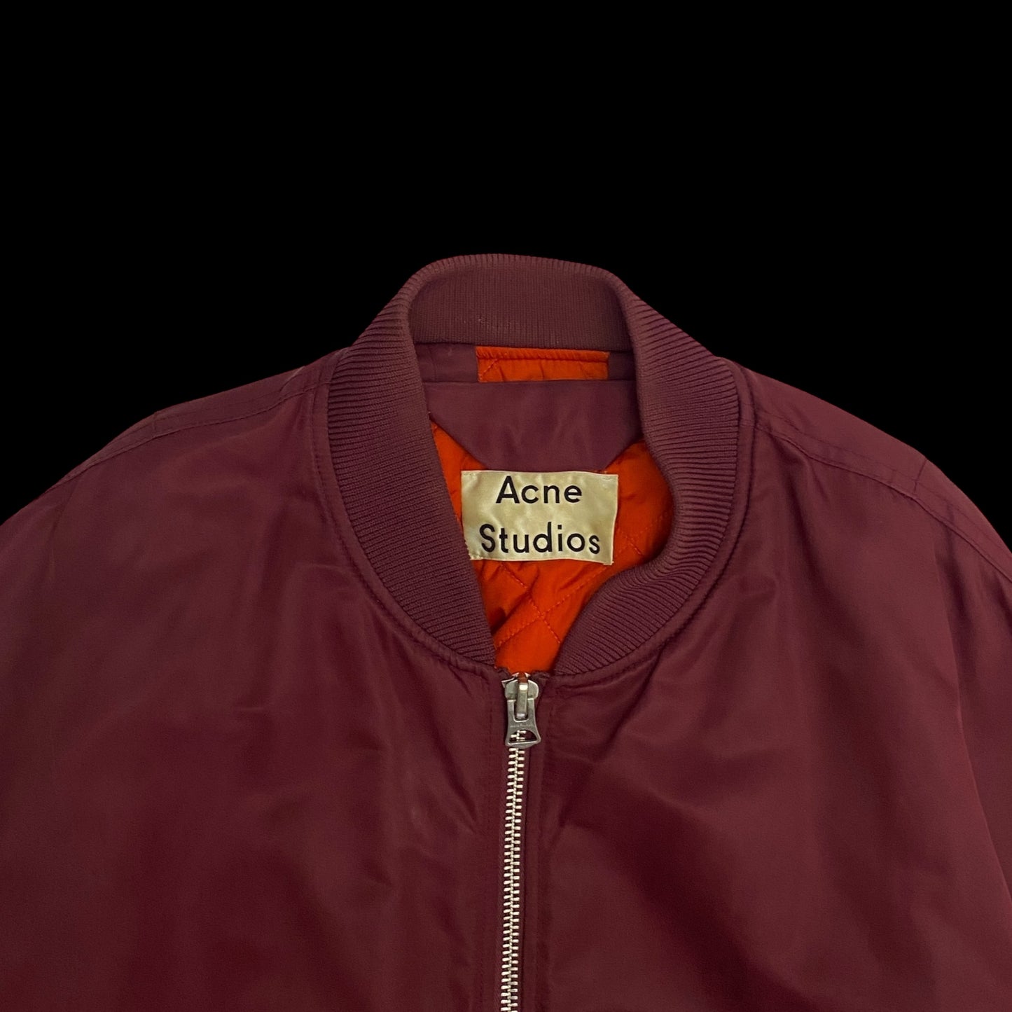 Acne Studios SS18 Makio MA-1 Bomber Jacket Burgundy (Fits L-XL)