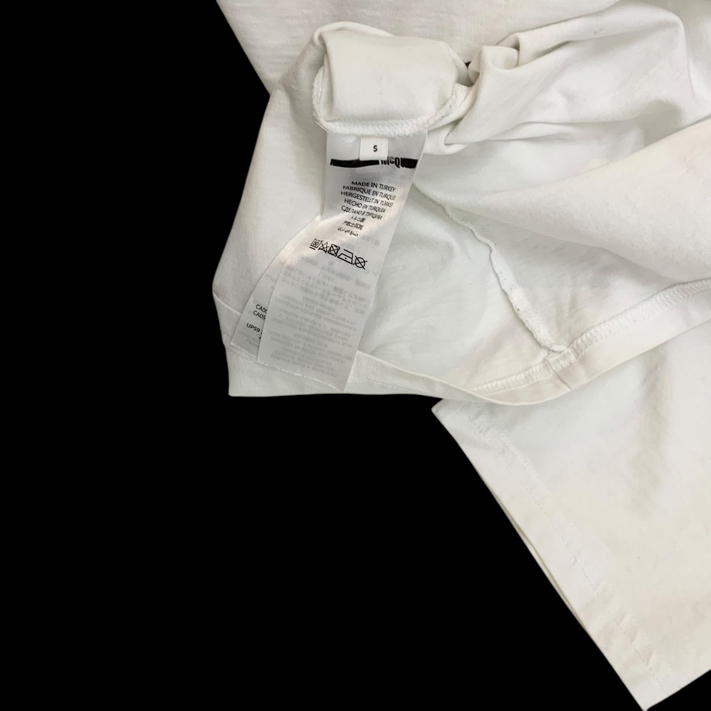 McQ Alexander McQueen ‘Psycho Billy’ Boyfriend T-Shirt Optic White (Fits S-M womens)