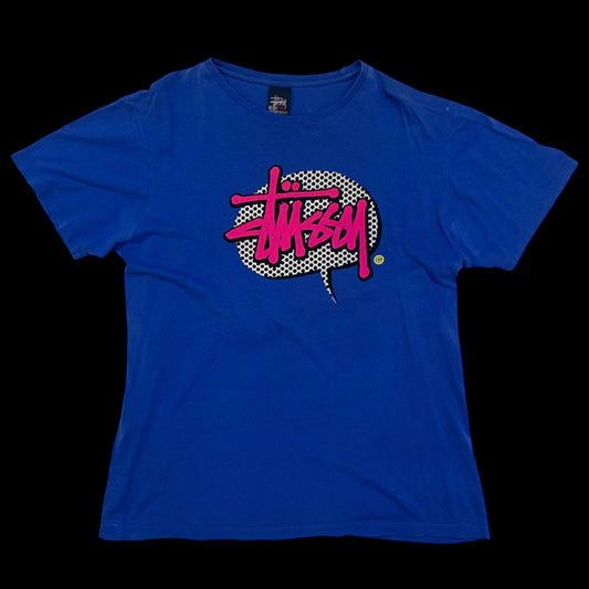 Stussy Vintage 00s Pop Speech Bubble T-Shirt (Fits S-M)