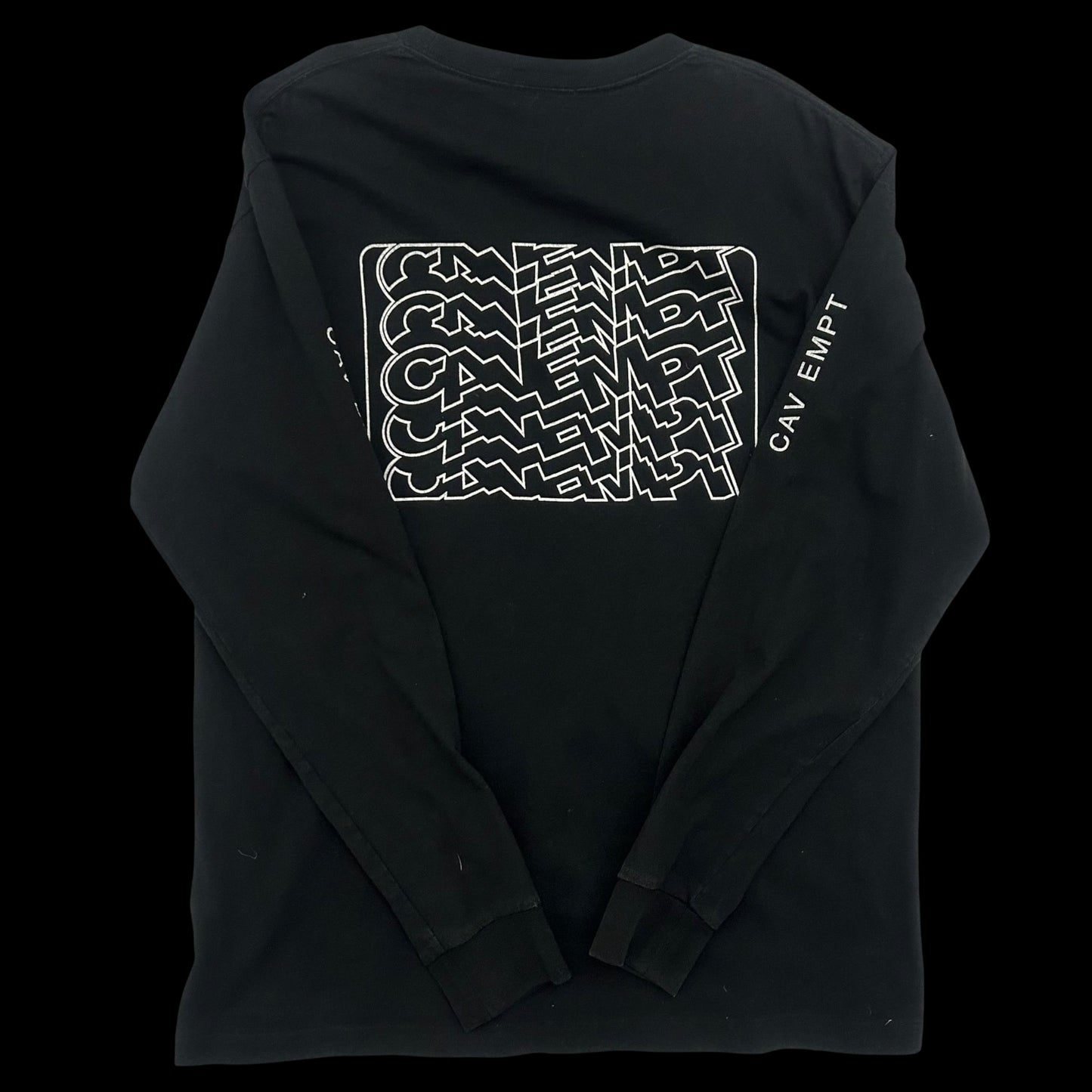 2015 Cav Empt ‘Empt Cav’ Long Sleeve Shirt Black (Size M)