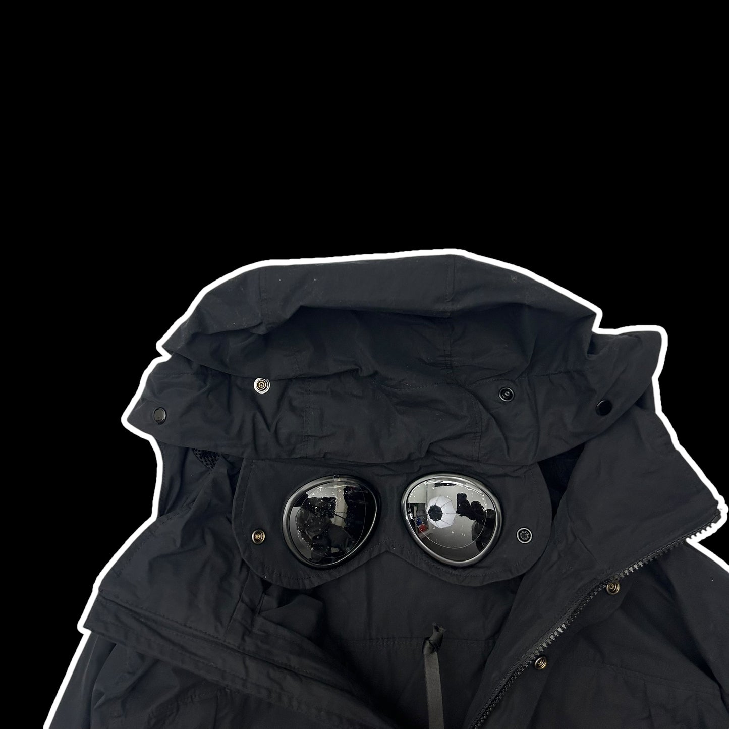 C.P. Company Memri Goggle Nylon Jacket Black (Fits L-XL)